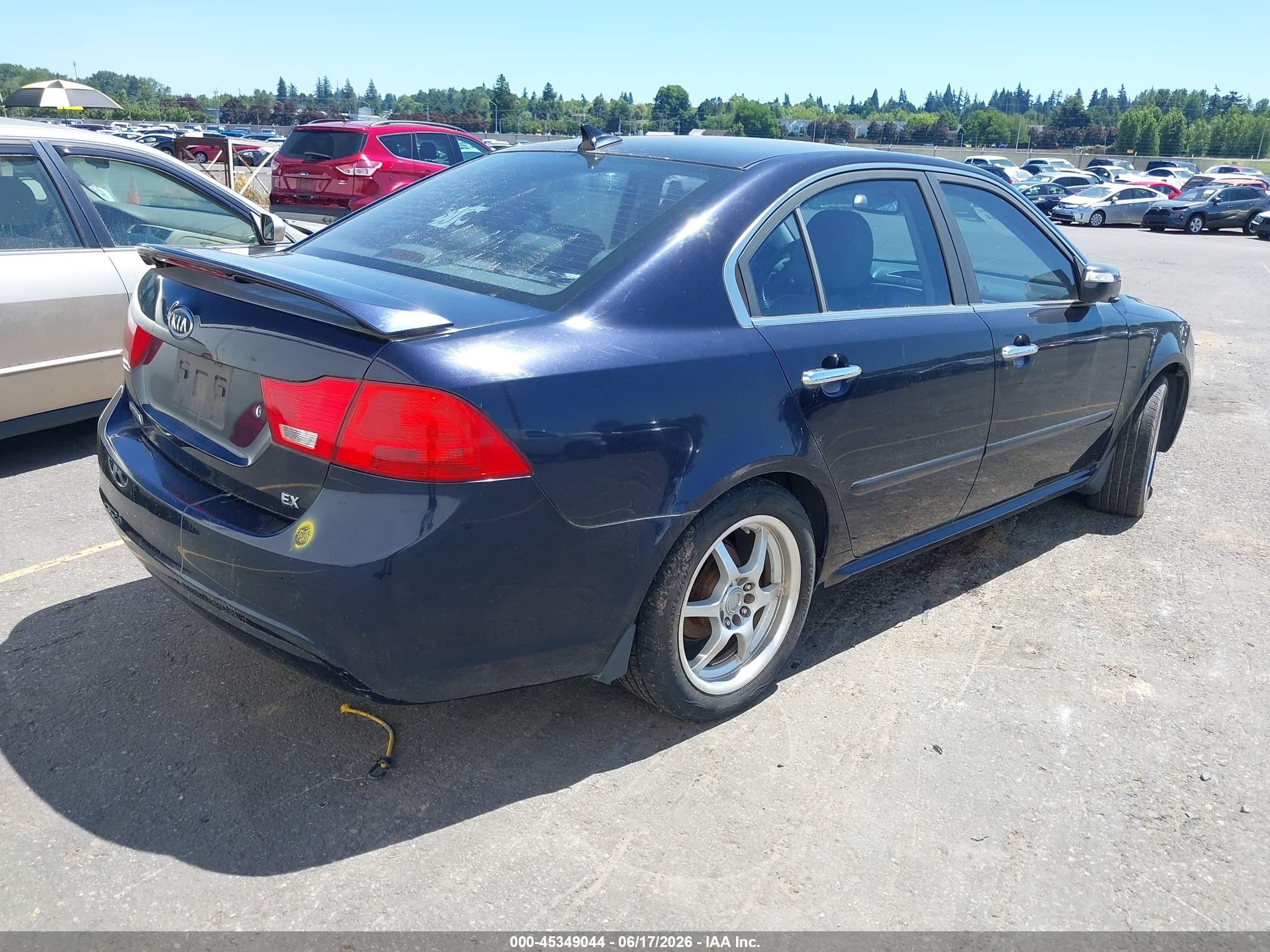 2010 Kia Optima Ex Dark Blue vin: KNAGH4A80A5406655