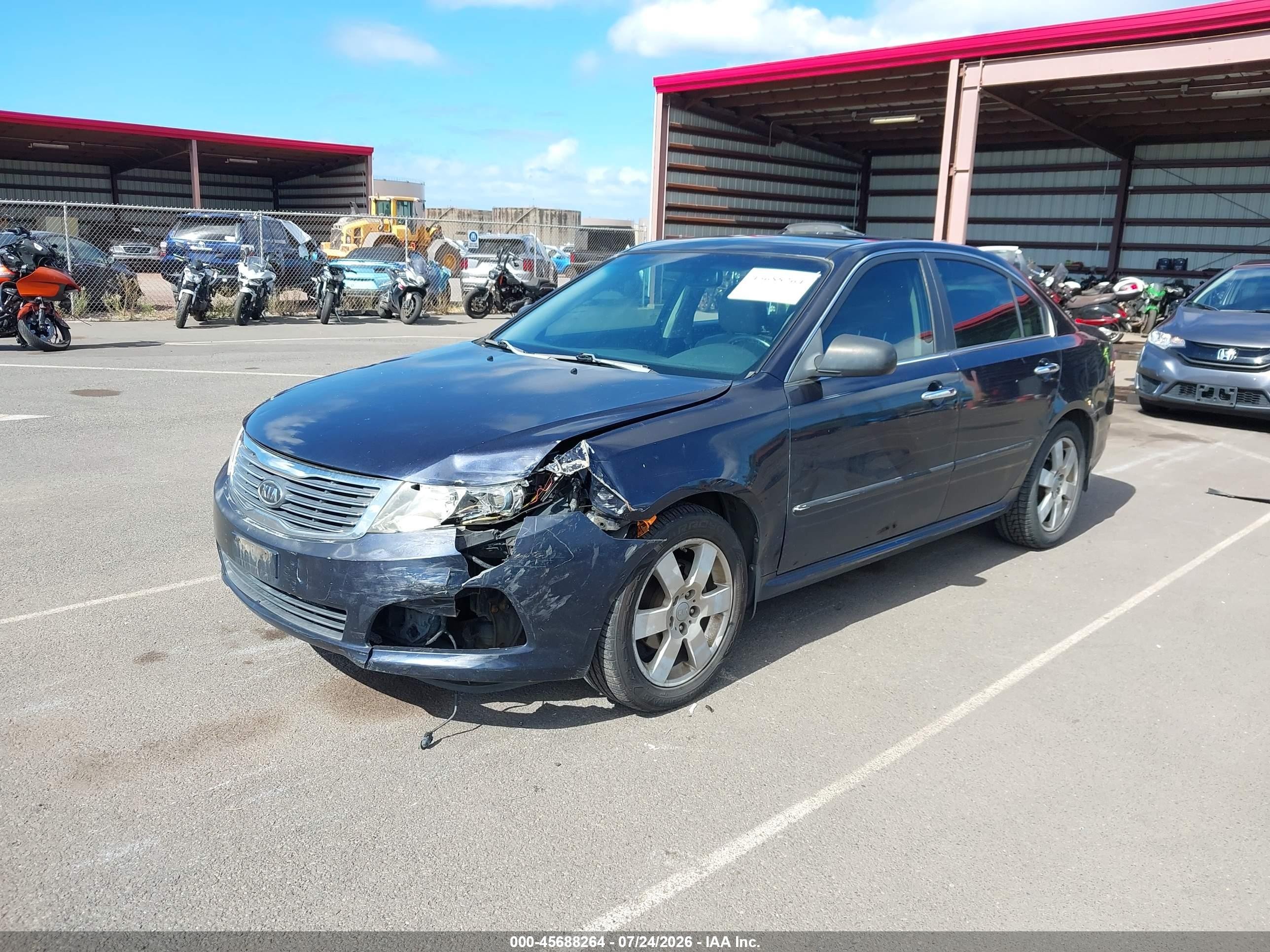 2010 Kia Optima Ex Blue vin: KNAGH4A86A5394124
