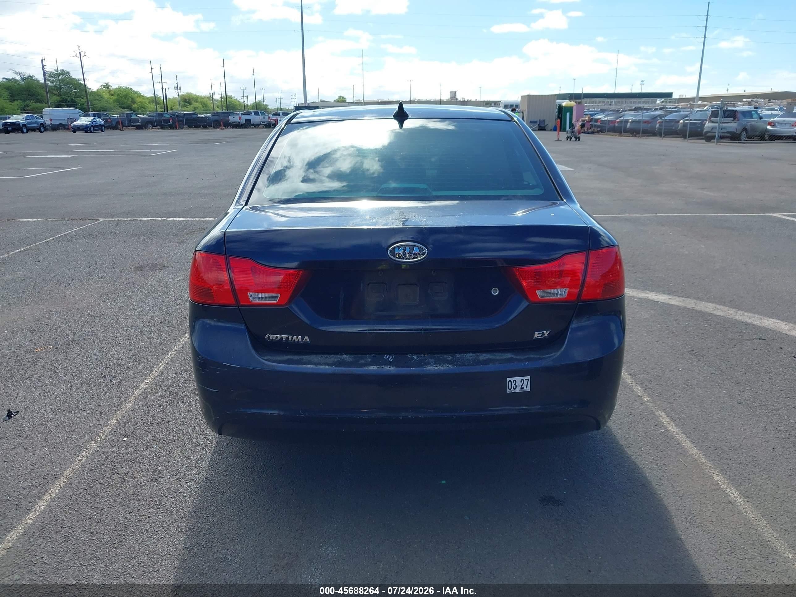 2010 Kia Optima Ex Blue vin: KNAGH4A86A5394124