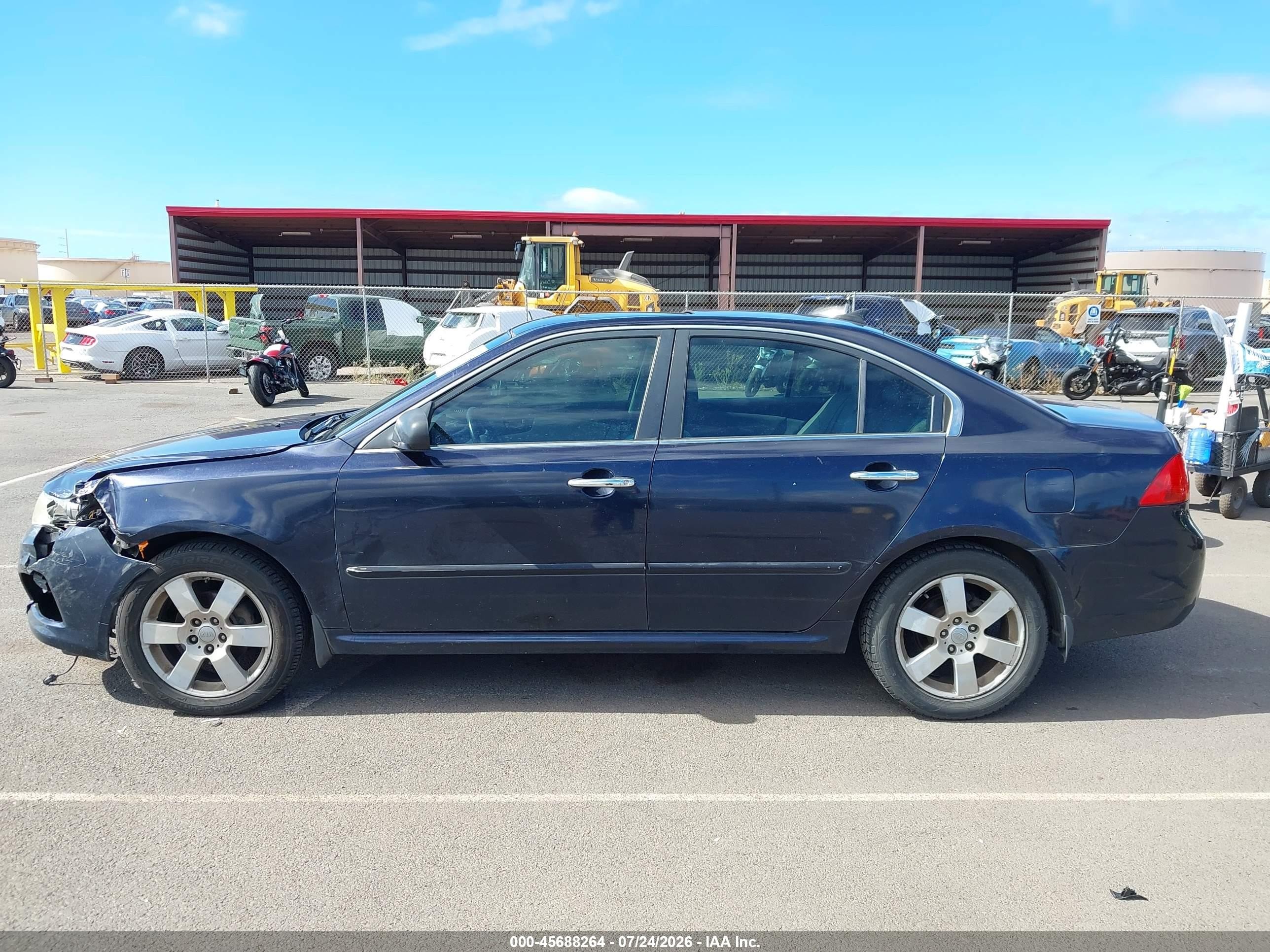 2010 Kia Optima Ex Blue vin: KNAGH4A86A5394124