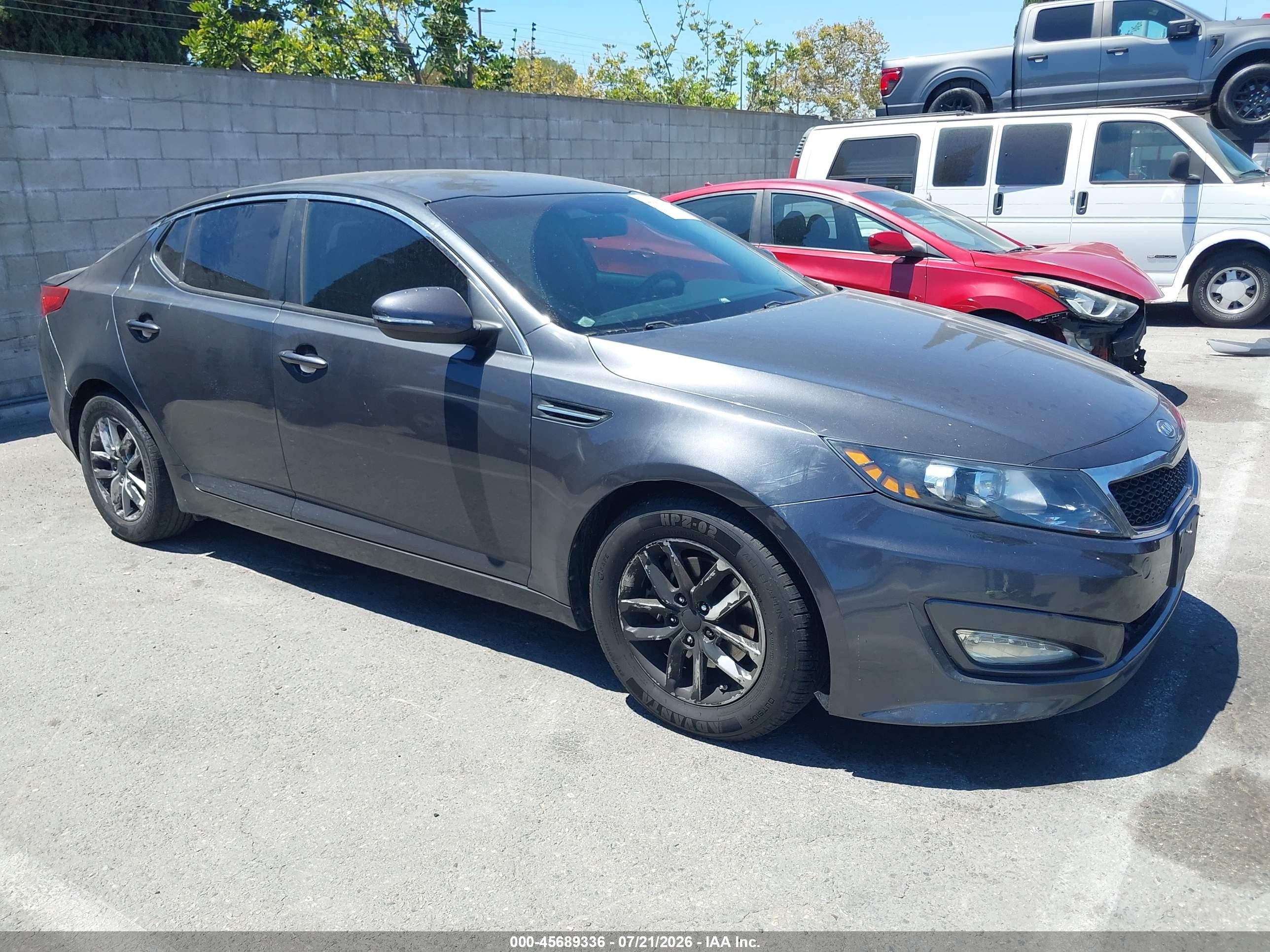 2011 Kia Optima Lx Black vin: KNAGM4A70B5117733