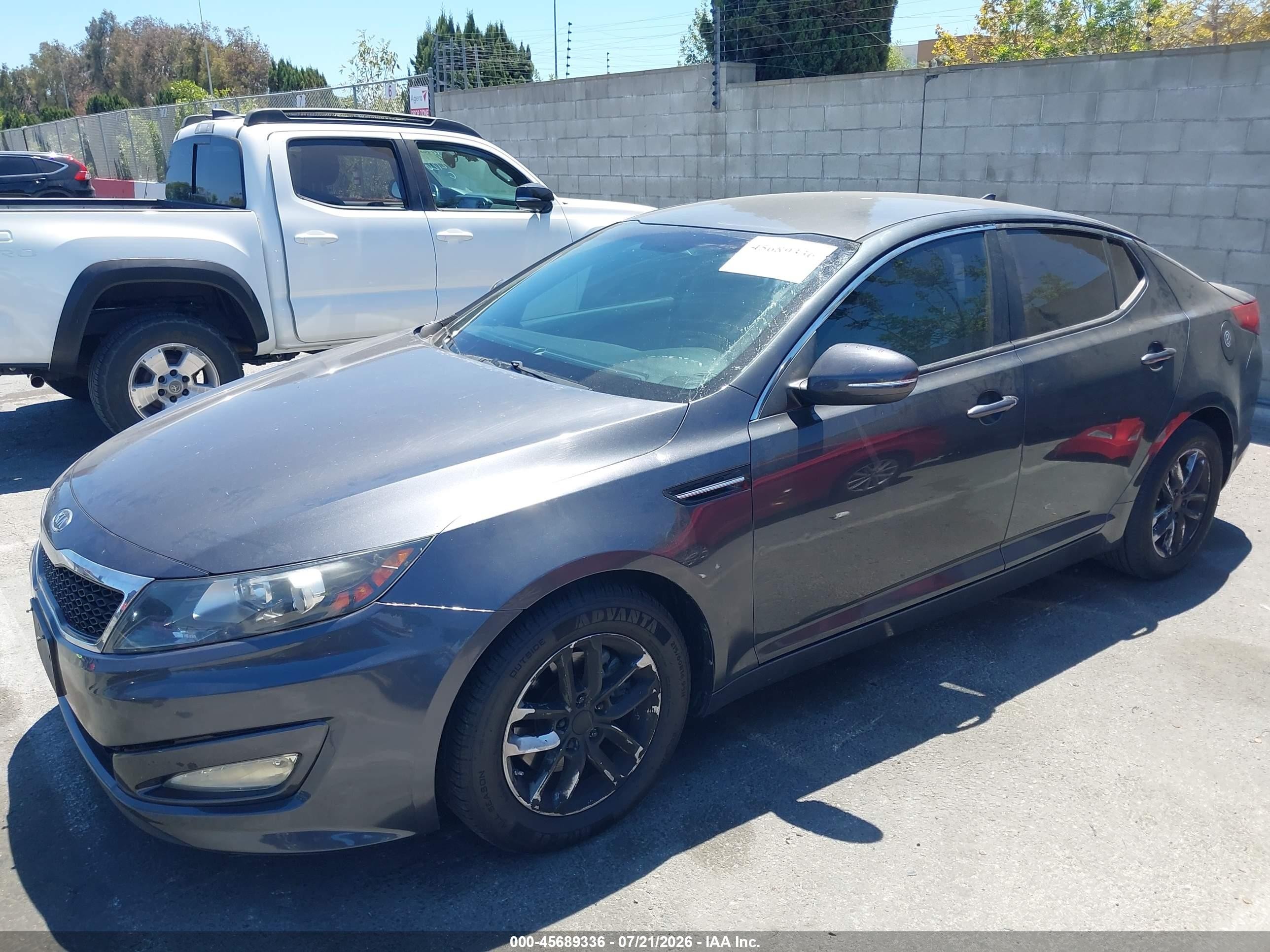 2011 Kia Optima Lx Black vin: KNAGM4A70B5117733