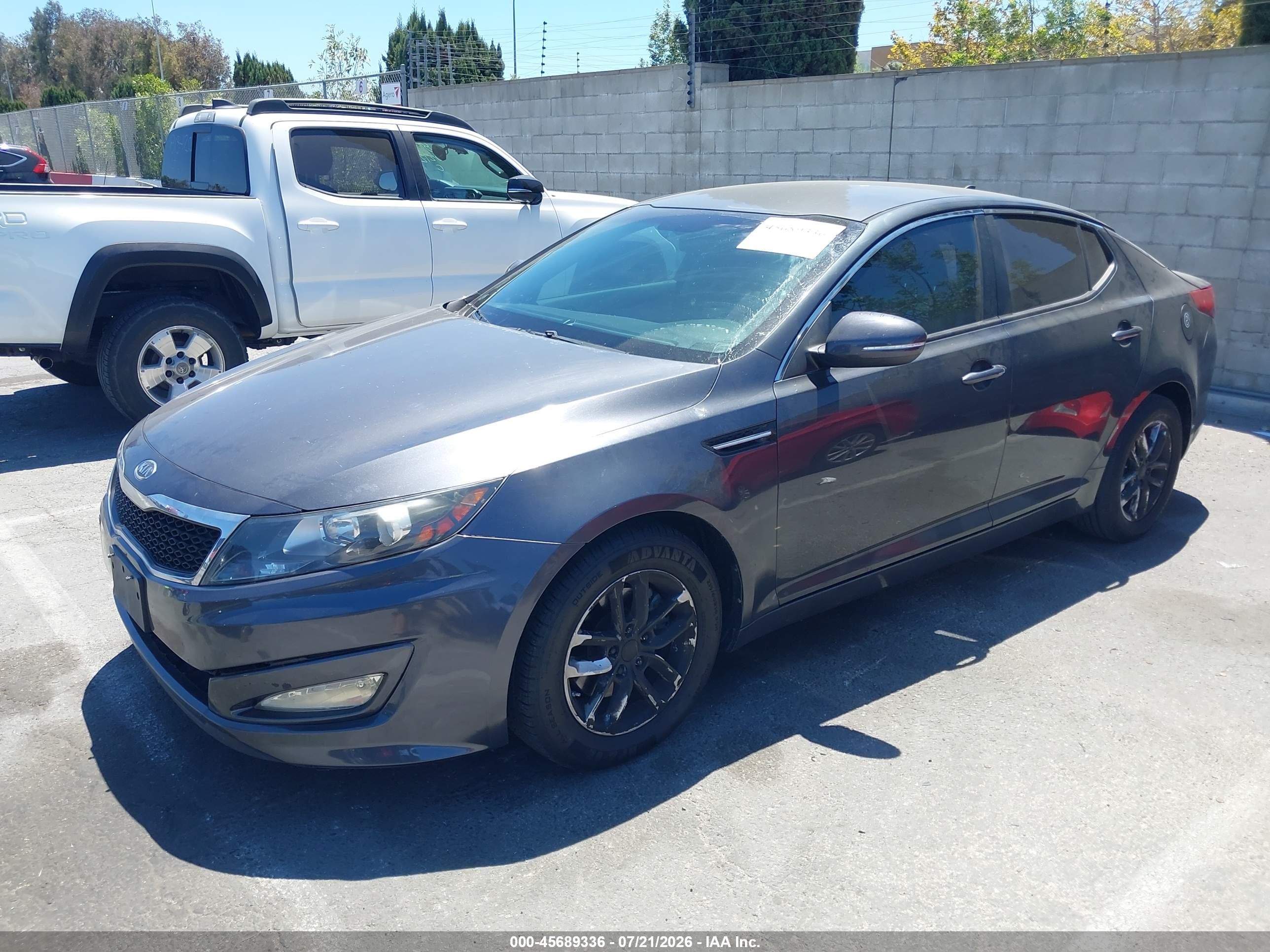 2011 Kia Optima Lx Black vin: KNAGM4A70B5117733