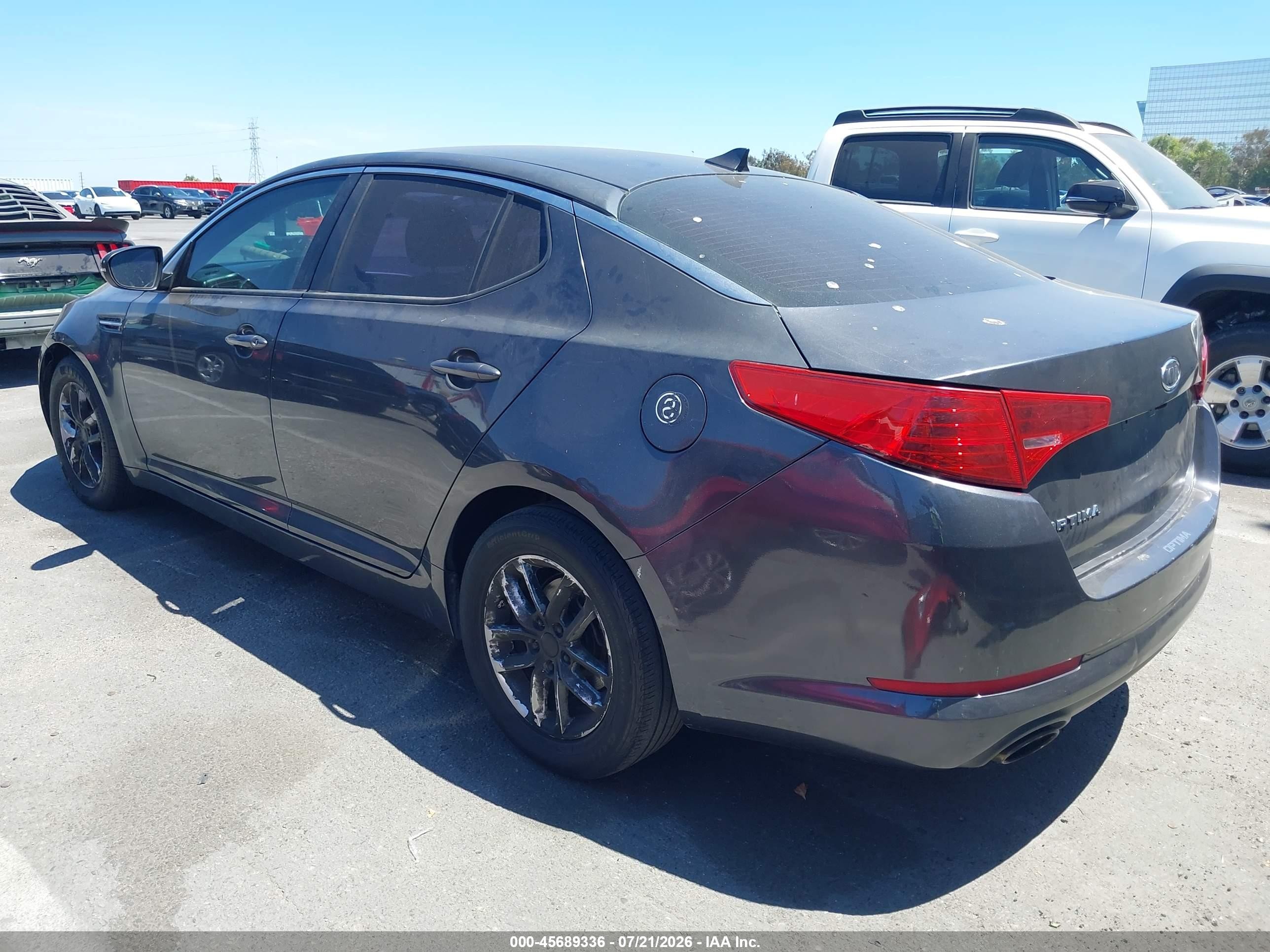 2011 Kia Optima Lx Black vin: KNAGM4A70B5117733