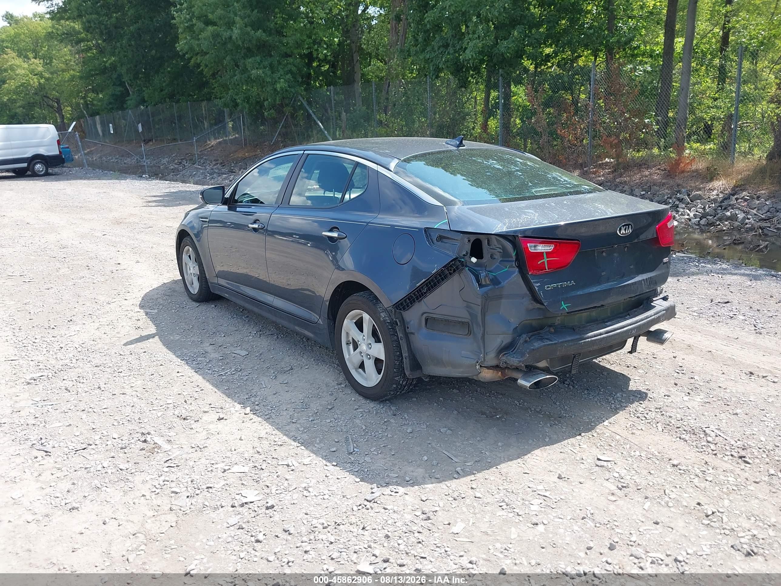 2015 Kia Optima Lx Gray vin: KNAGM4A70F5535697
