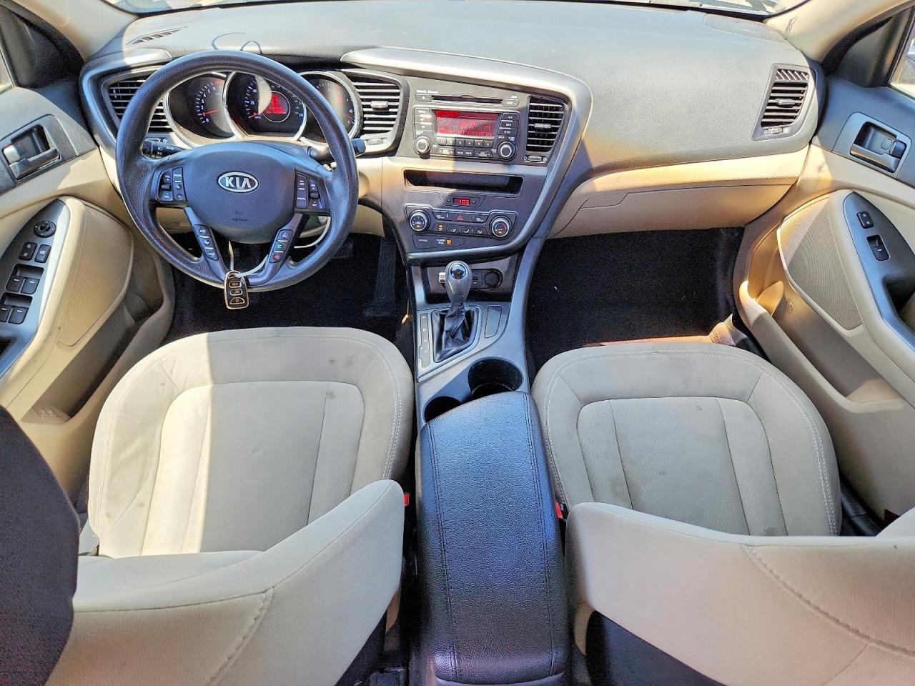 2011 Kia Optima Lx Gray vin: KNAGM4A71B5159814