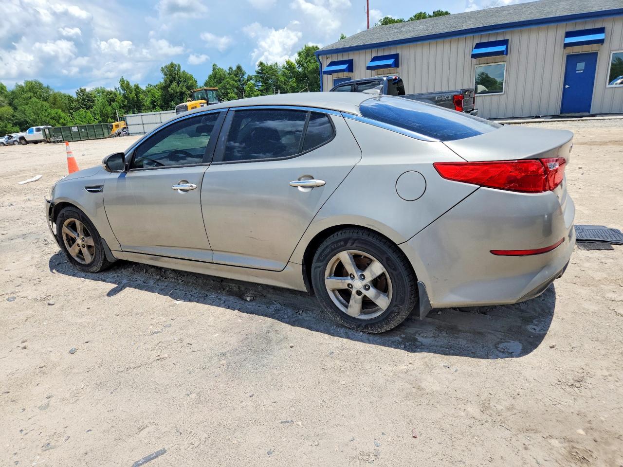 2014 Kia Optima Lx Gray vin: KNAGM4A71E5494348