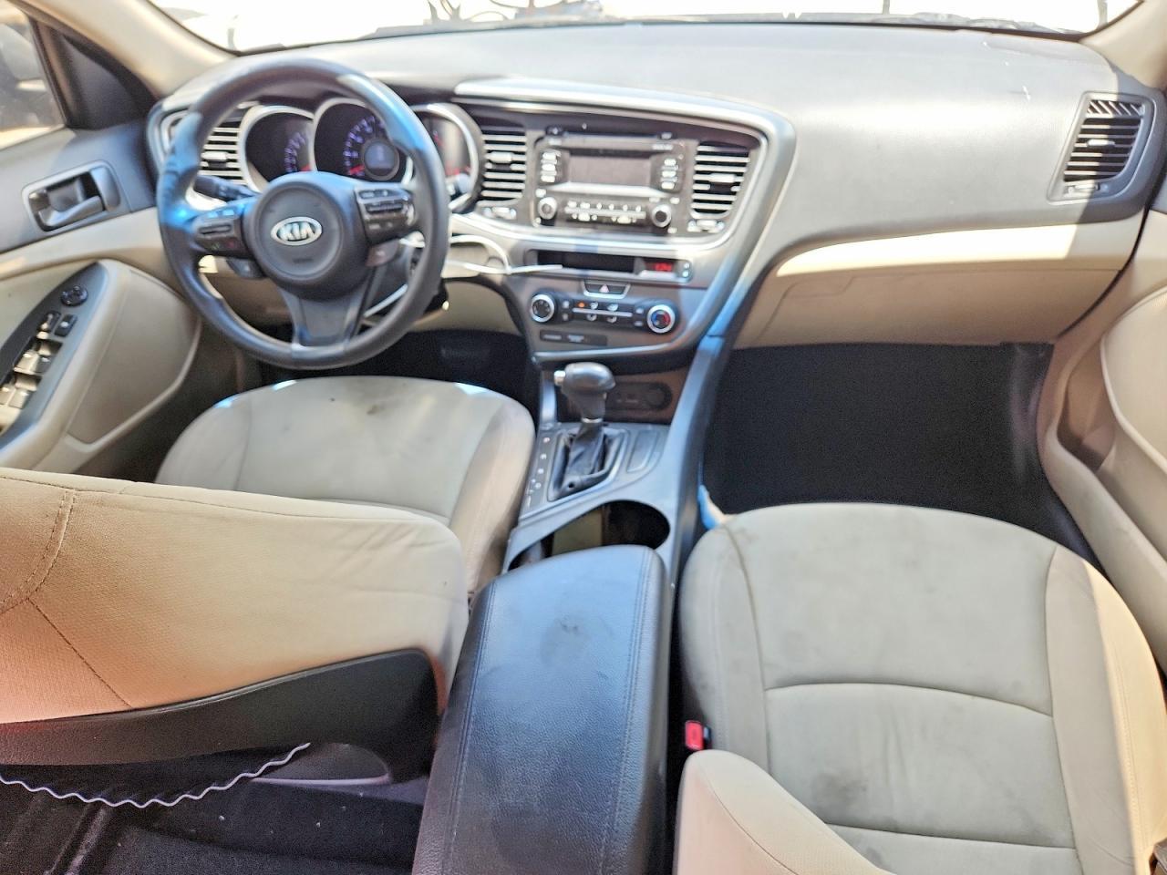 2014 Kia Optima Lx Gray vin: KNAGM4A71E5494348