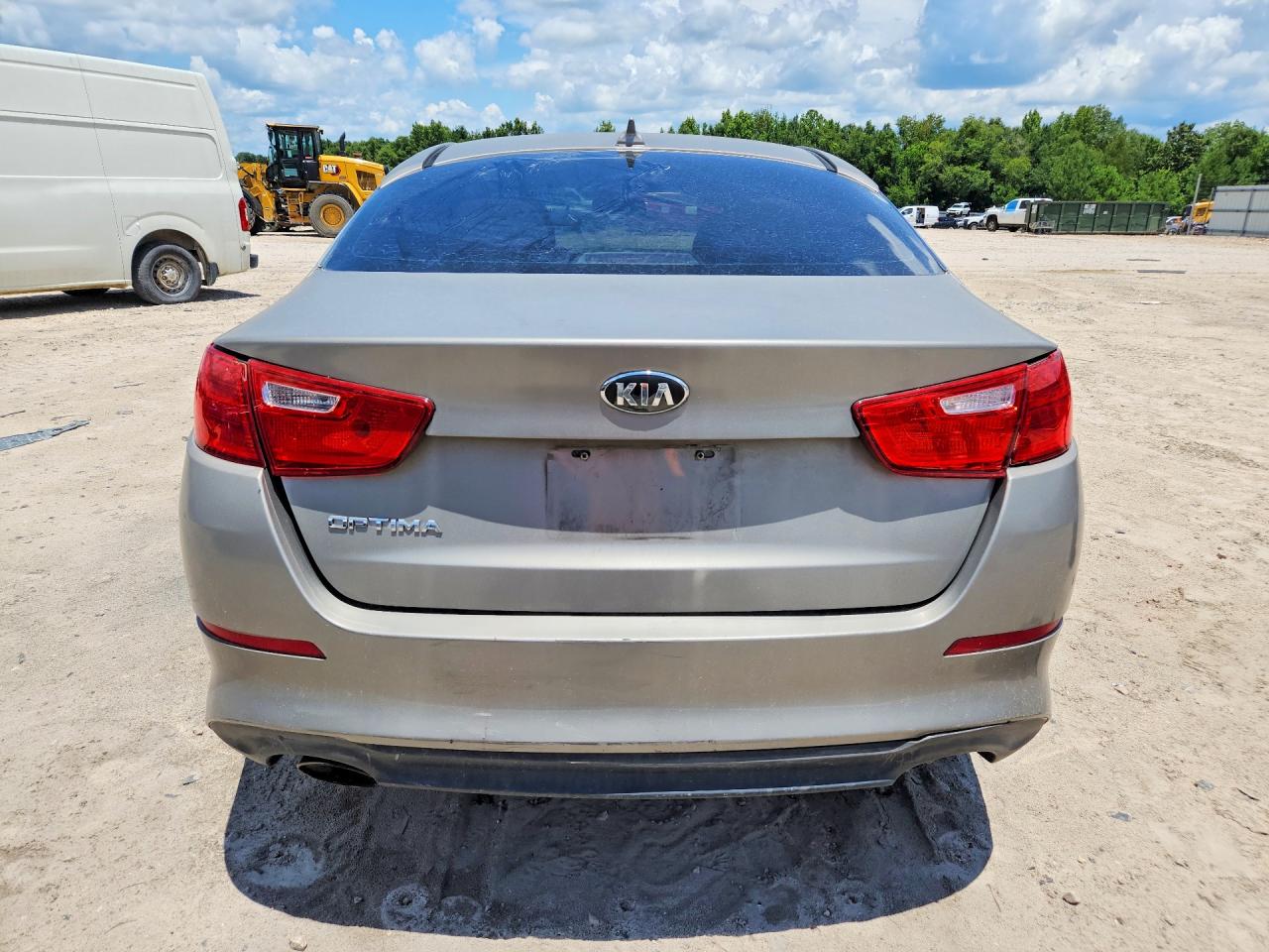 2014 Kia Optima Lx Gray vin: KNAGM4A71E5494348
