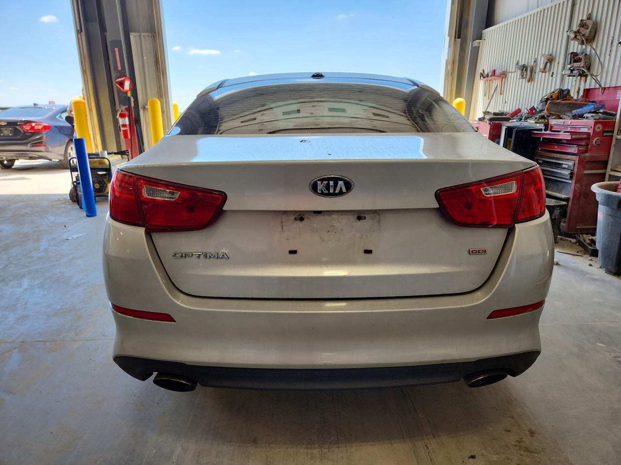 2014 Kia Optima Lx Gray vin: KNAGM4A71E5516865