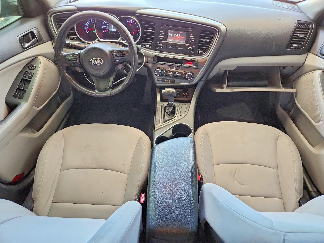2014 Kia Optima Lx Gray vin: KNAGM4A71E5516865