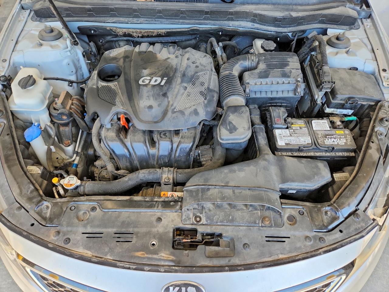 2014 Kia Optima Lx Gray vin: KNAGM4A71E5516865
