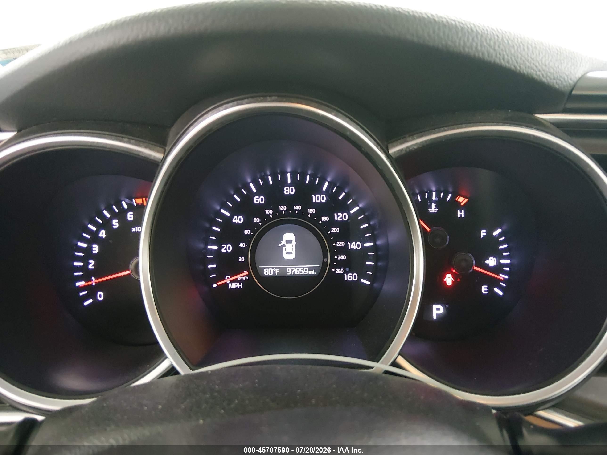 2015 Kia Optima Lx White vin: KNAGM4A71F5535367