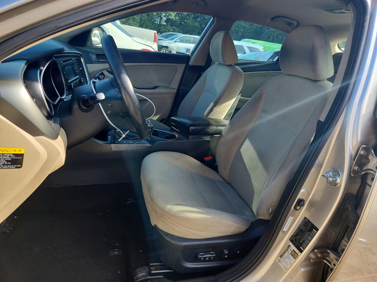 2015 Kia Optima Lx Silver vin: KNAGM4A71F5556798