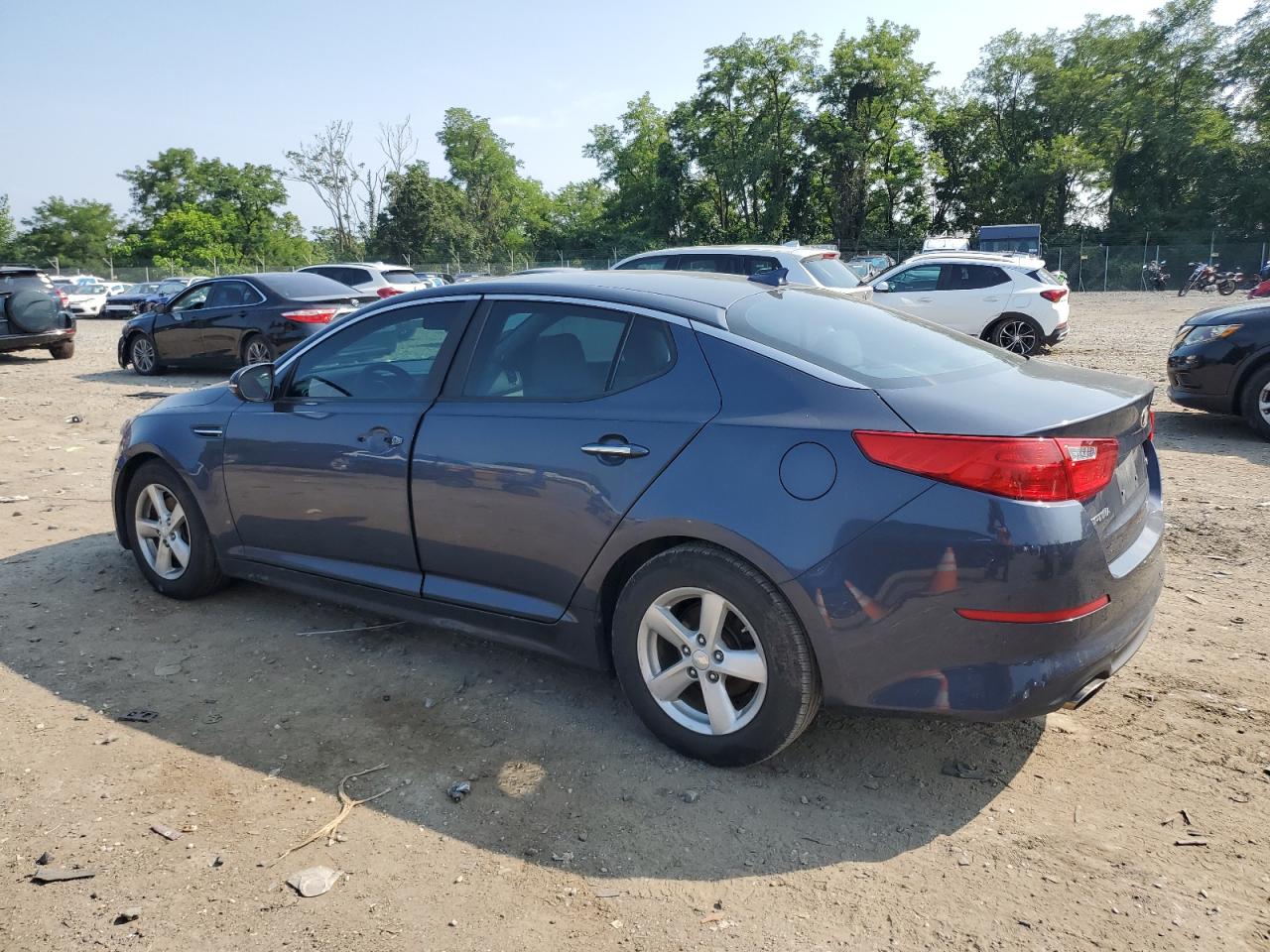 2015 Kia Optima Lx Gray vin: KNAGM4A71F5582074