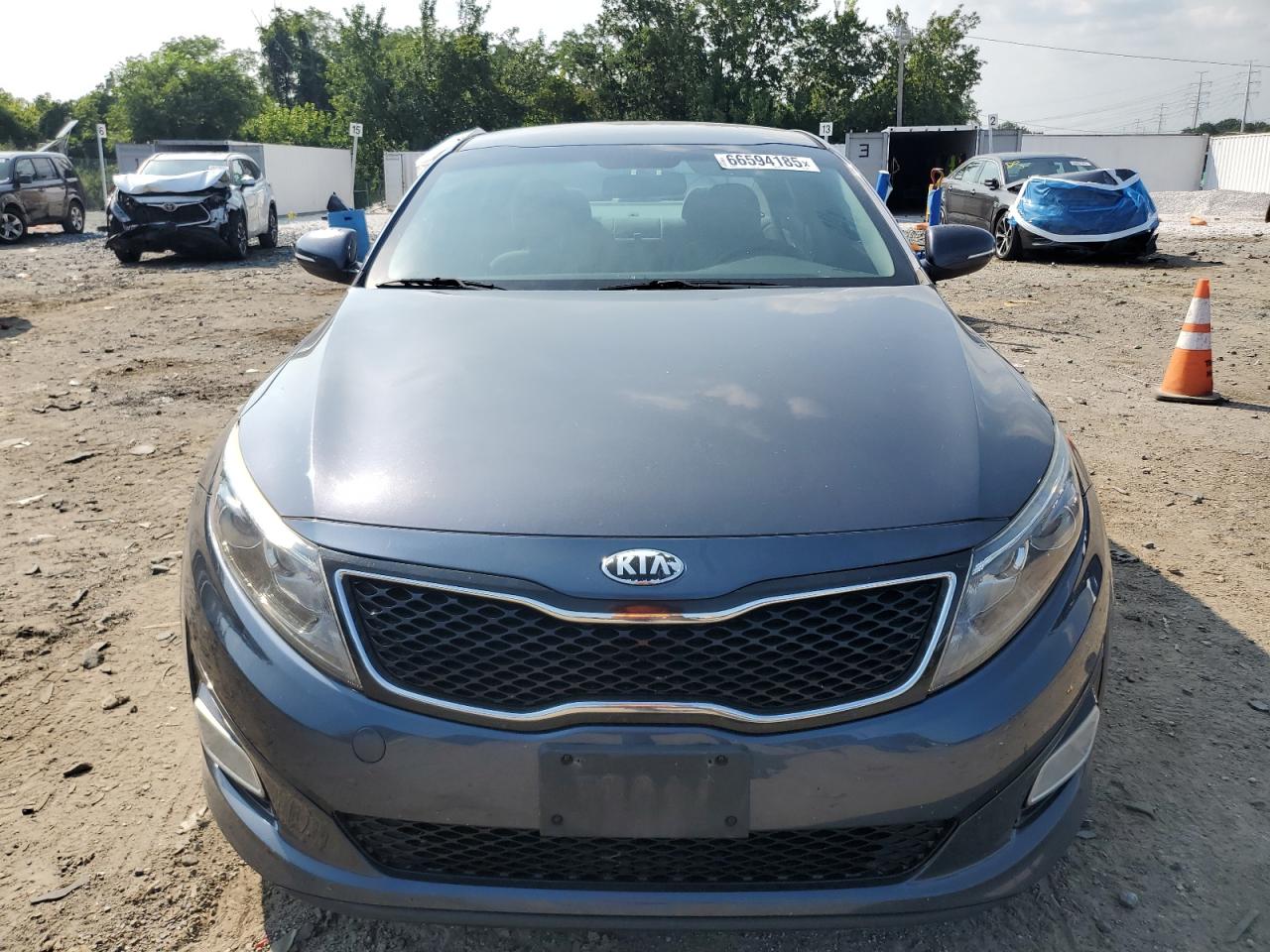 2015 Kia Optima Lx Gray vin: KNAGM4A71F5582074