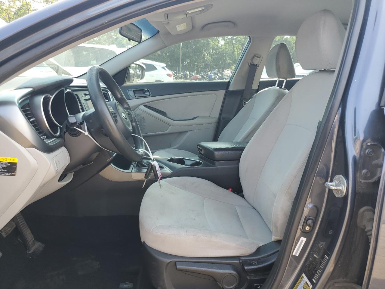 2015 Kia Optima Lx Gray vin: KNAGM4A71F5582074