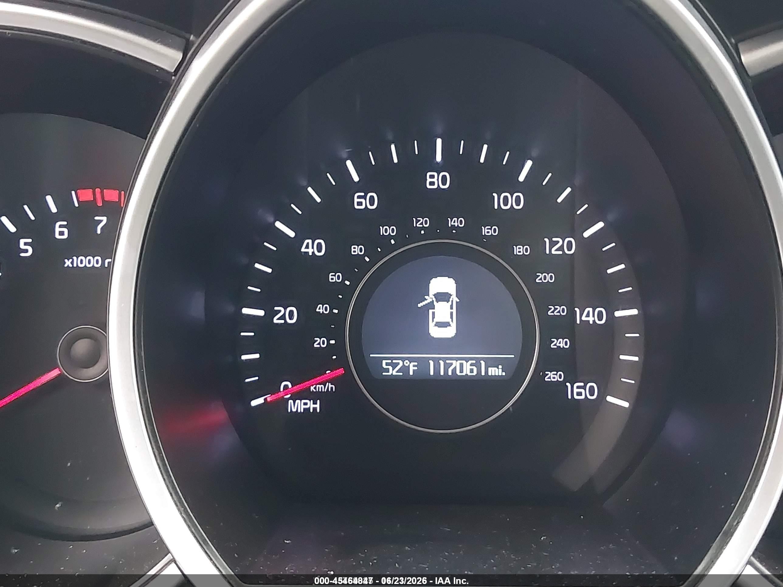 2015 Kia Optima Lx White vin: KNAGM4A71F5616840