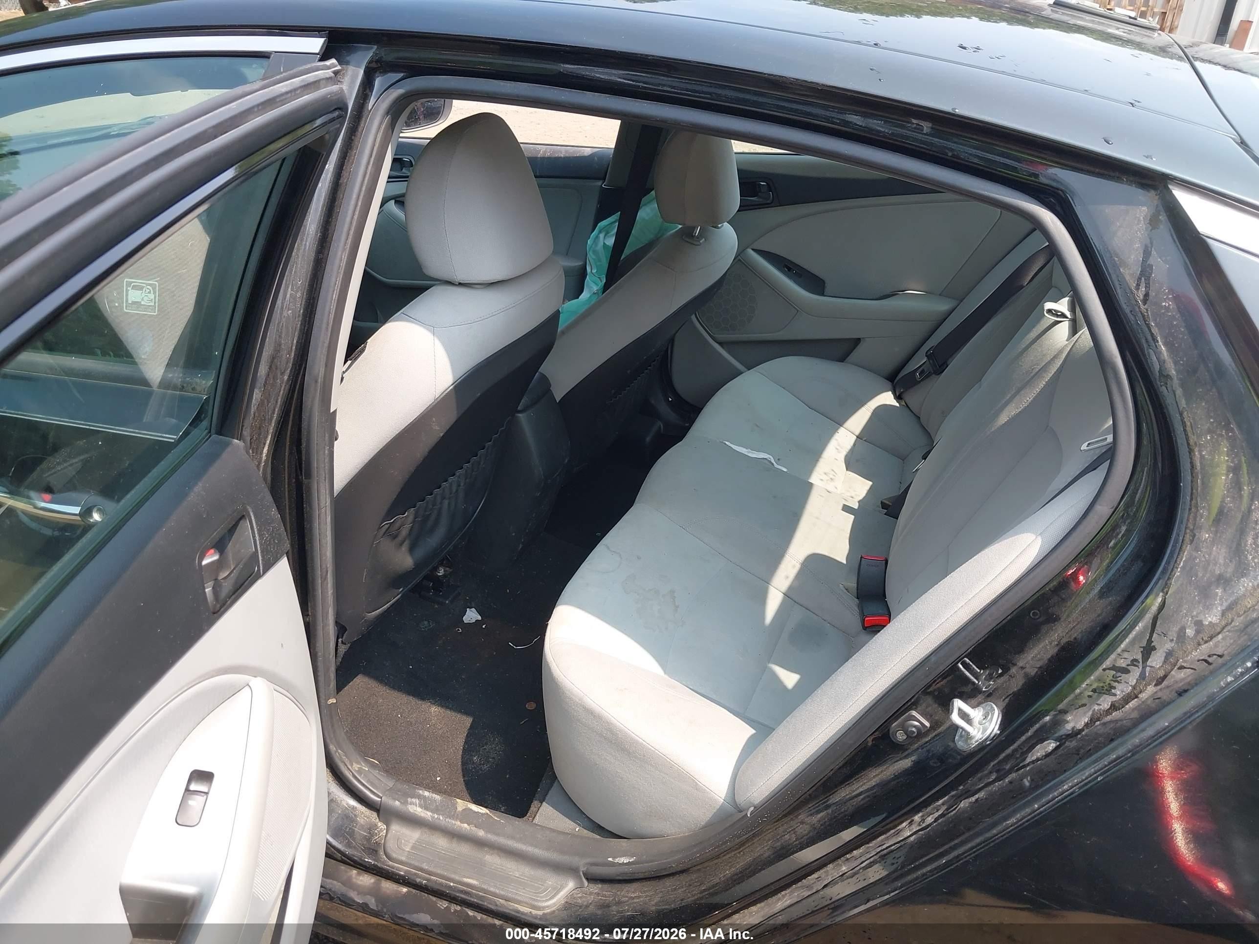2015 Kia Optima Lx Black vin: KNAGM4A71F5617759