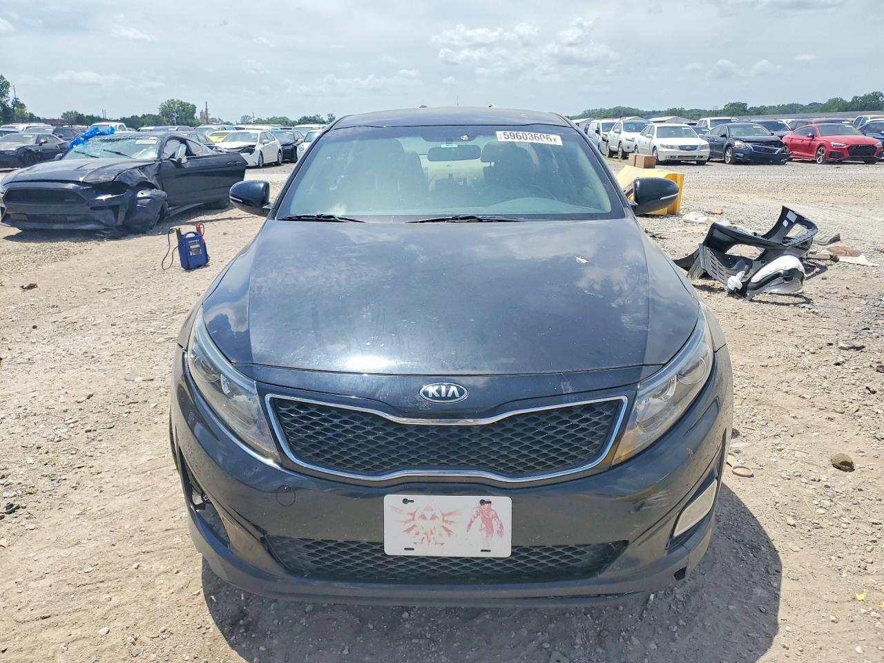 2015 Kia Optima Lx Black vin: KNAGM4A71F5658330