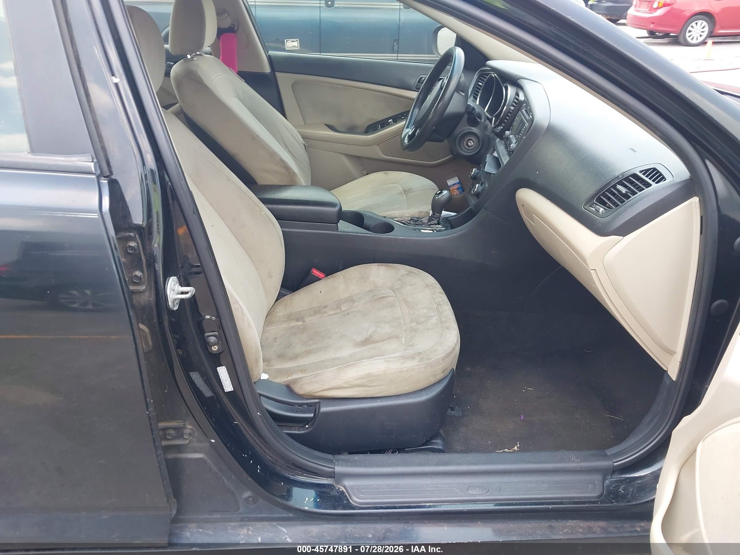 2011 Kia Optima Lx Black vin: KNAGM4A72B5154203