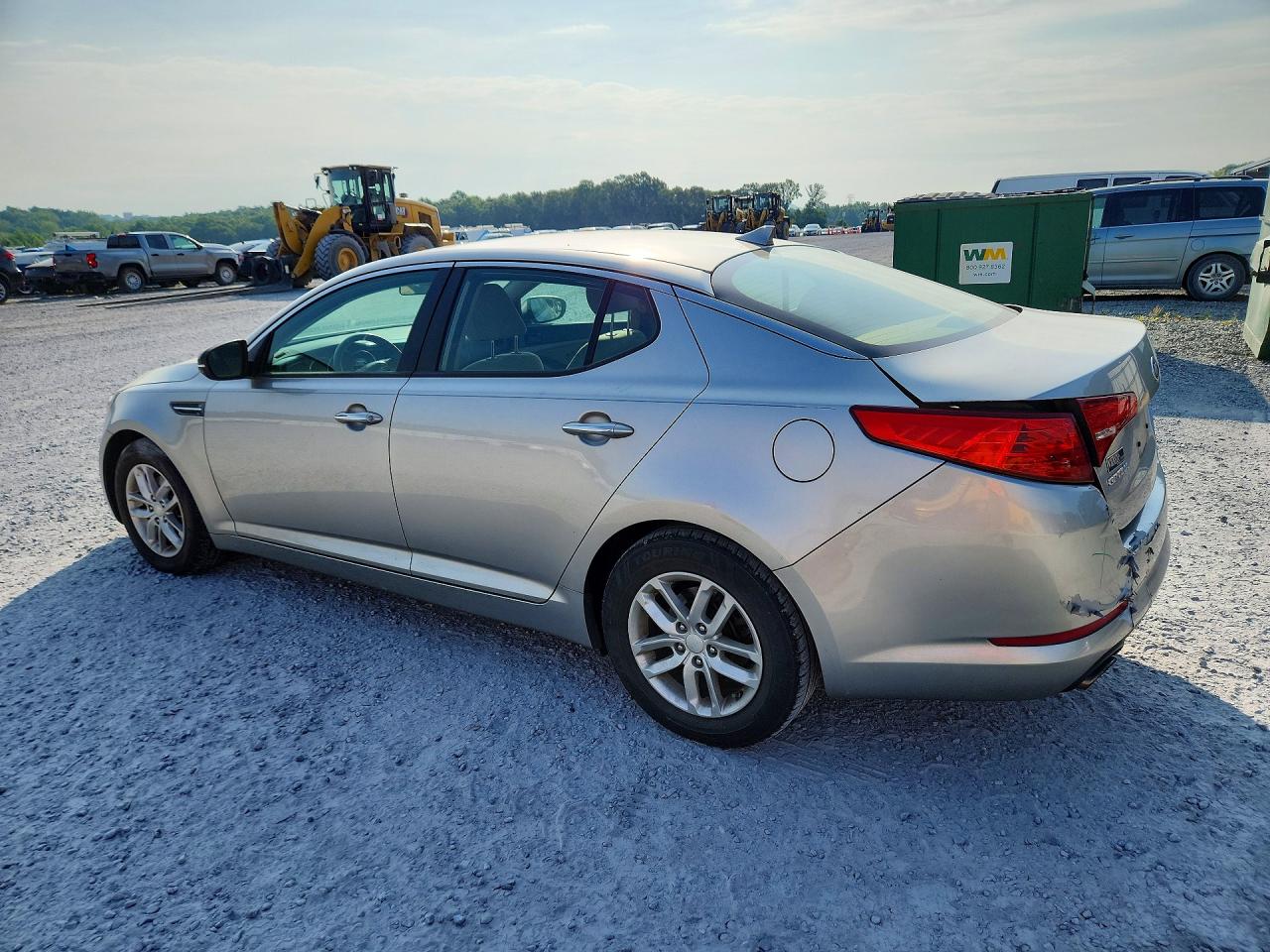 2013 Kia Optima Lx Silver vin: KNAGM4A72D5362732