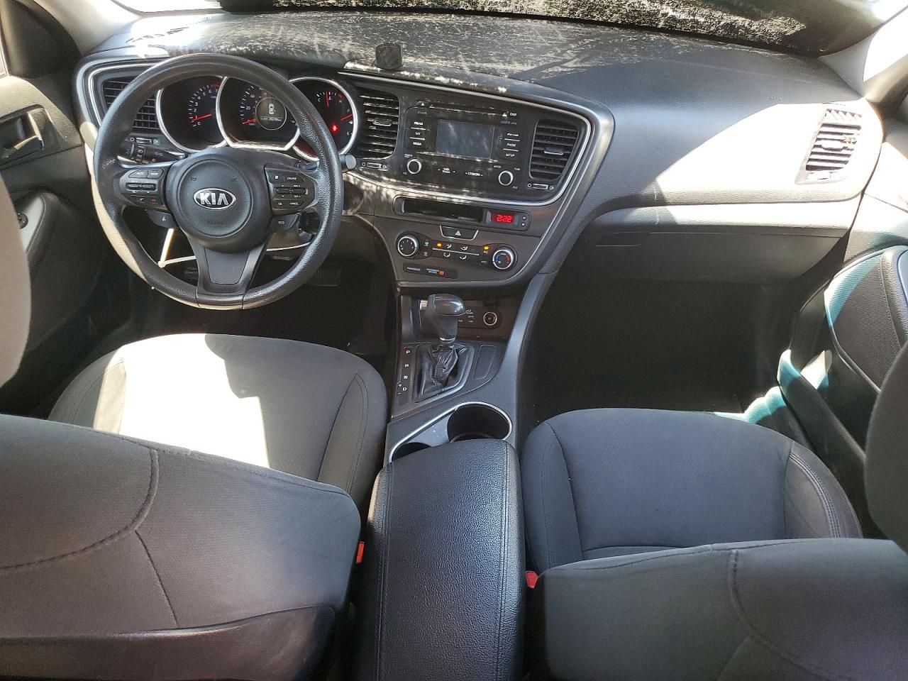 2015 Kia Optima Lx White vin: KNAGM4A72F5598574