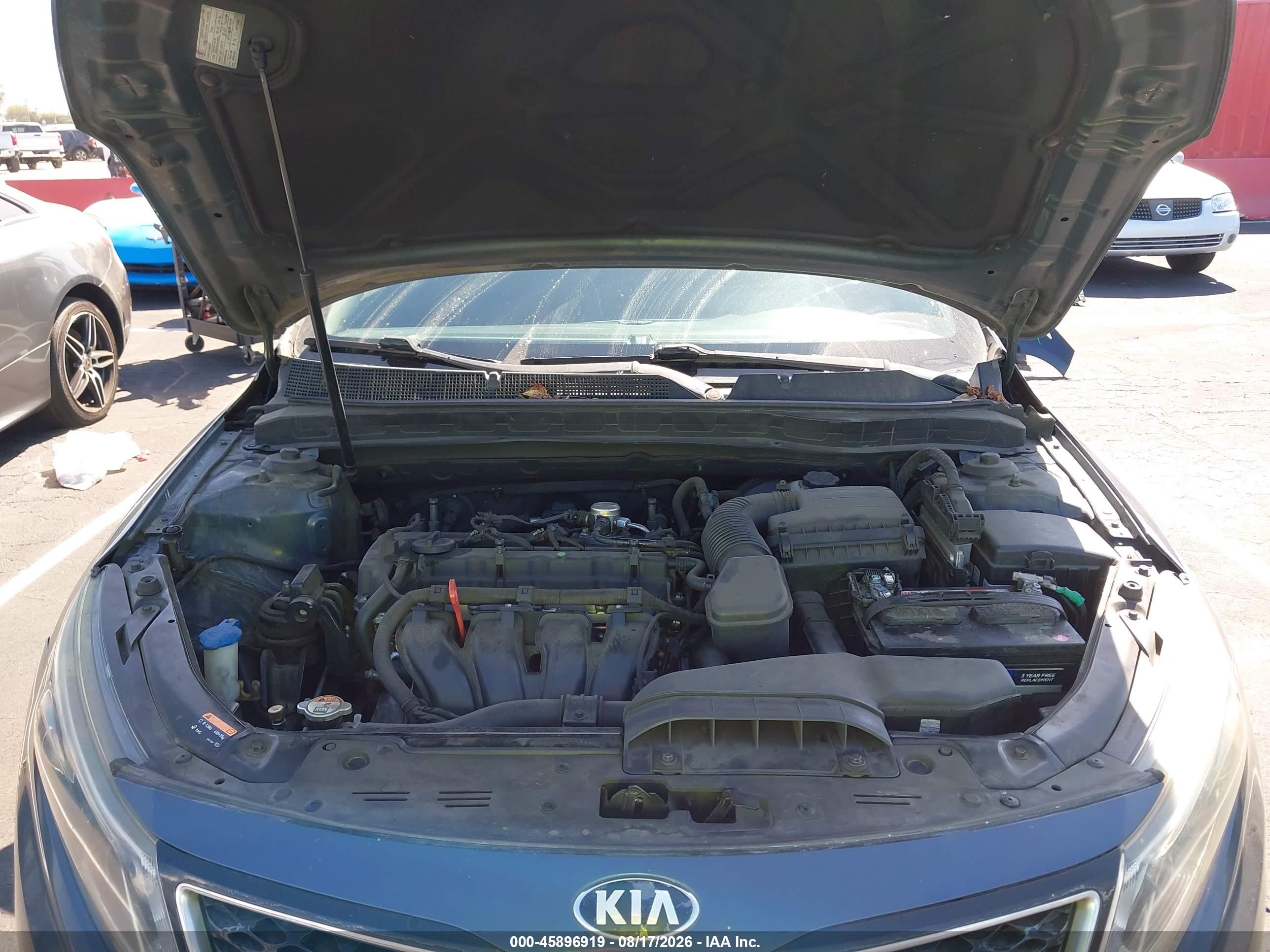2015 Kia Optima Lx Gray vin: KNAGM4A72F5602994