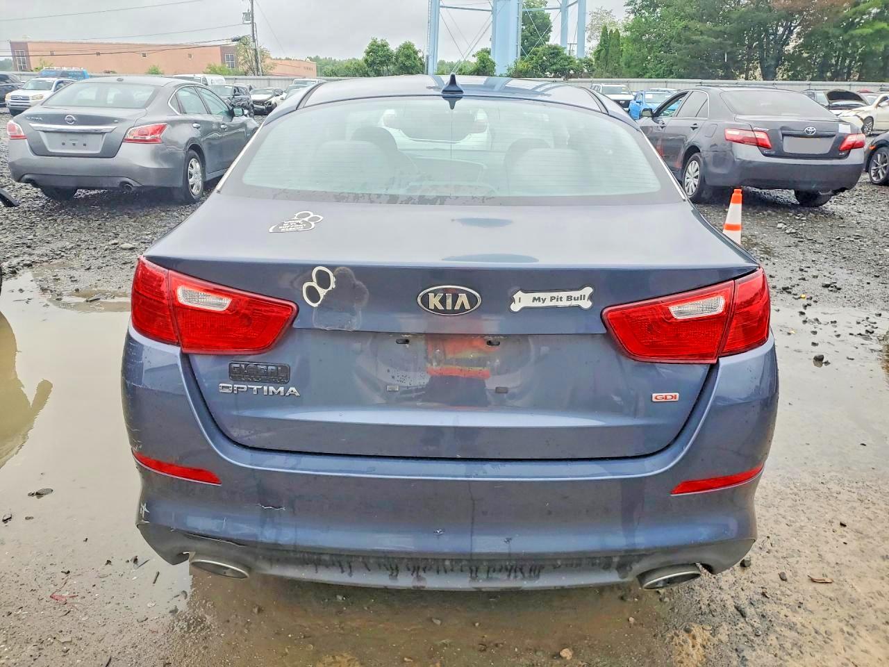2015 Kia Optima Lx Blue vin: KNAGM4A72F5614031