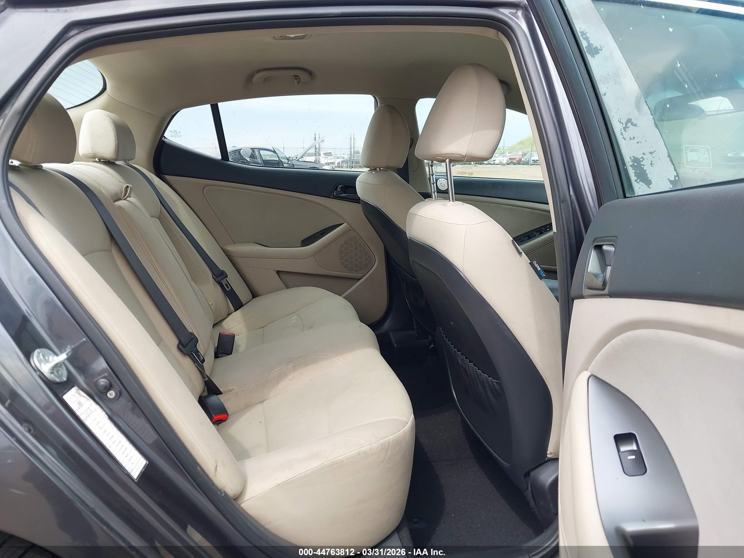 2015 Kia Optima Lx Gray vin: KNAGM4A72F5628785