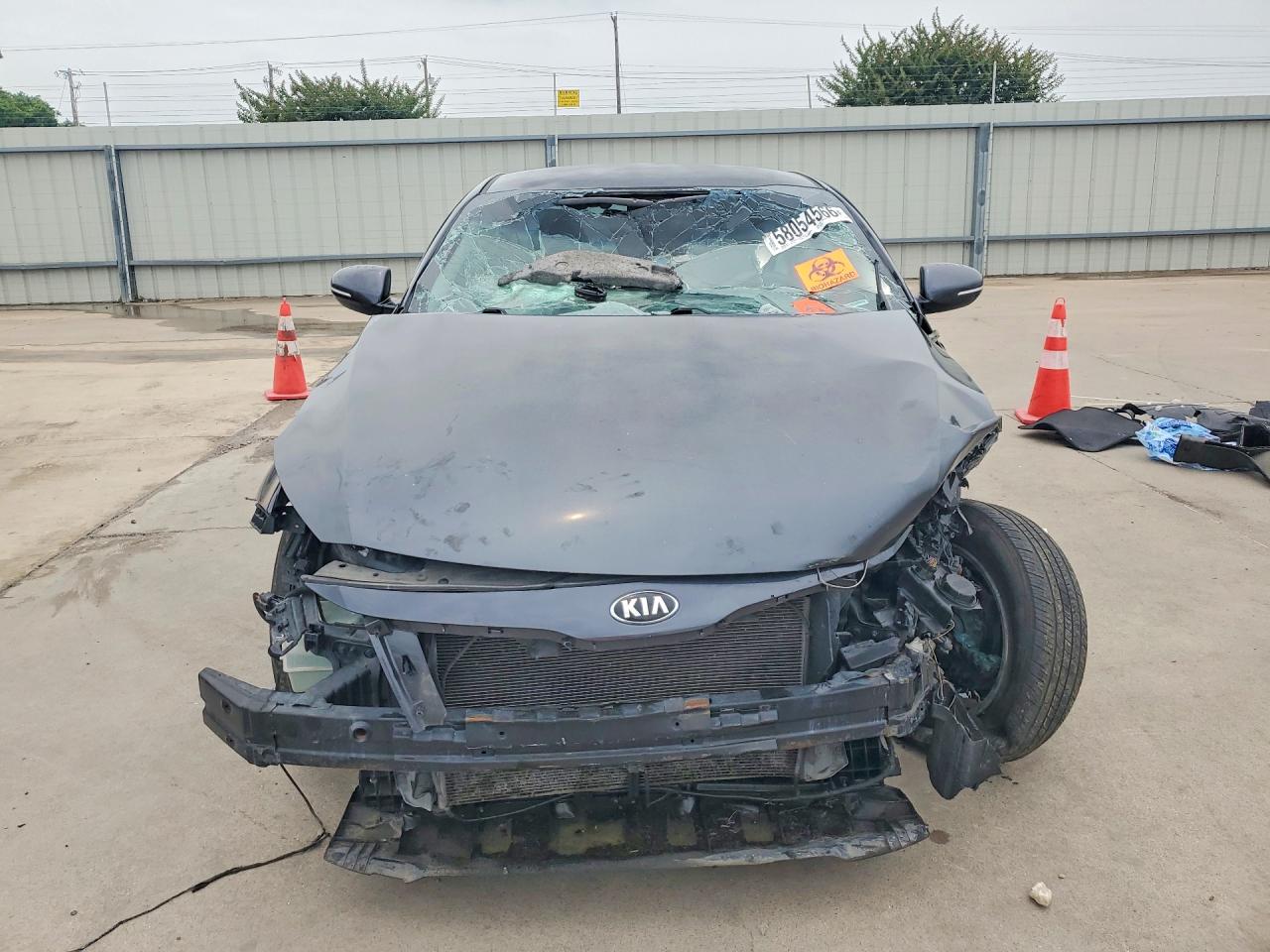 2015 Kia Optima Lx Black vin: KNAGM4A72F5632058
