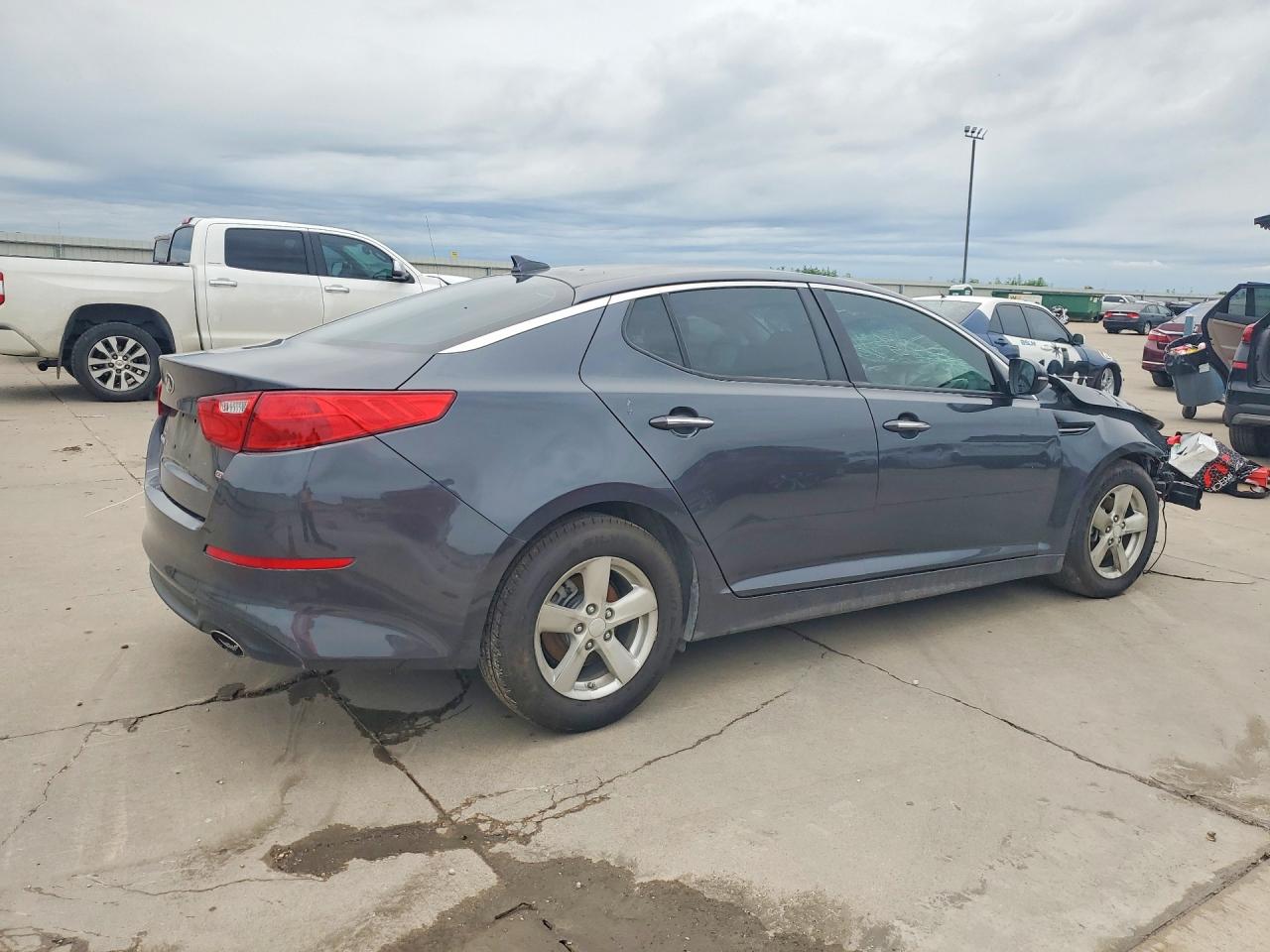 2015 Kia Optima Lx Black vin: KNAGM4A72F5632058