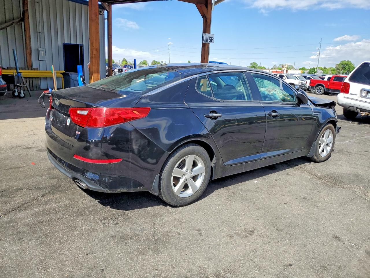 2015 Kia Optima Lx Black vin: KNAGM4A72F5659941