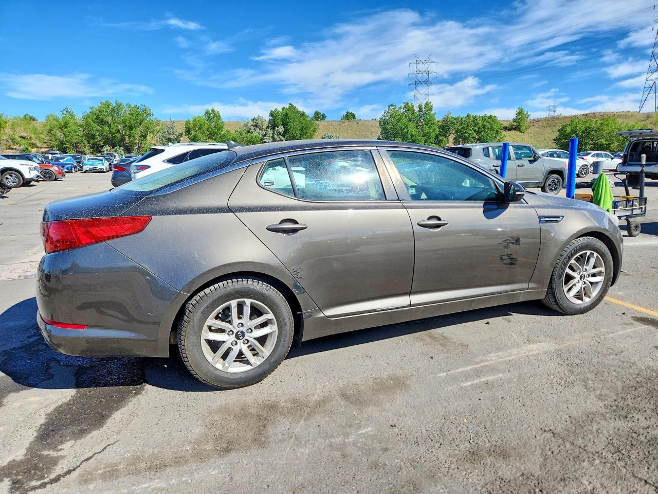 2011 Kia Optima Lx Brown vin: KNAGM4A73B5065045