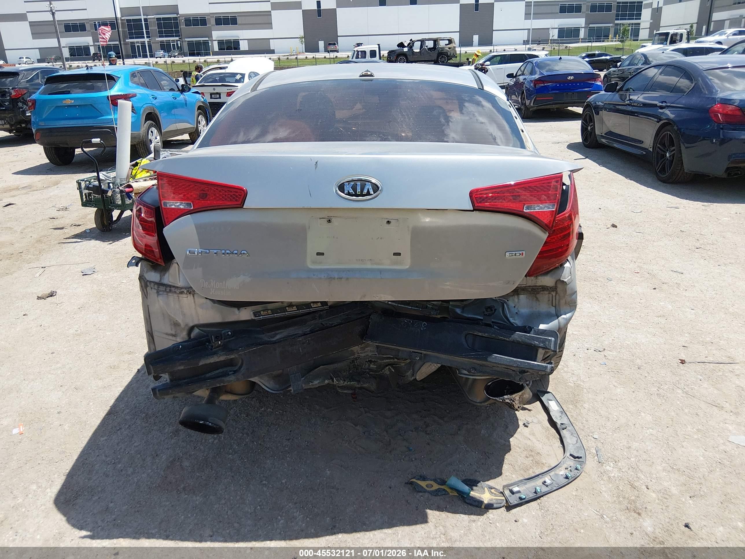 2012 Kia Optima Lx Silver vin: KNAGM4A73C5280796
