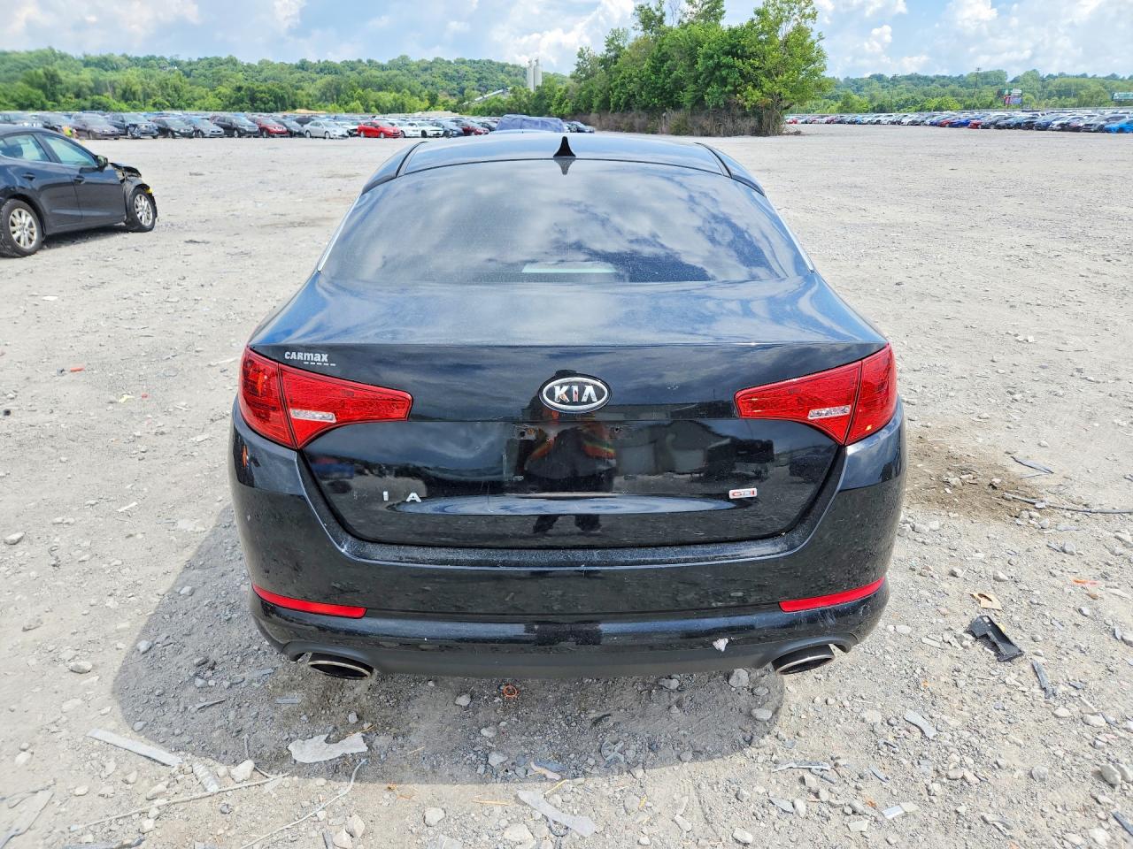 2013 Kia Optima Lx Черный vin: KNAGM4A73D5301955
