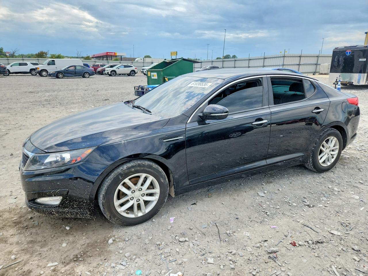 2013 Kia Optima Lx Черный vin: KNAGM4A73D5301955
