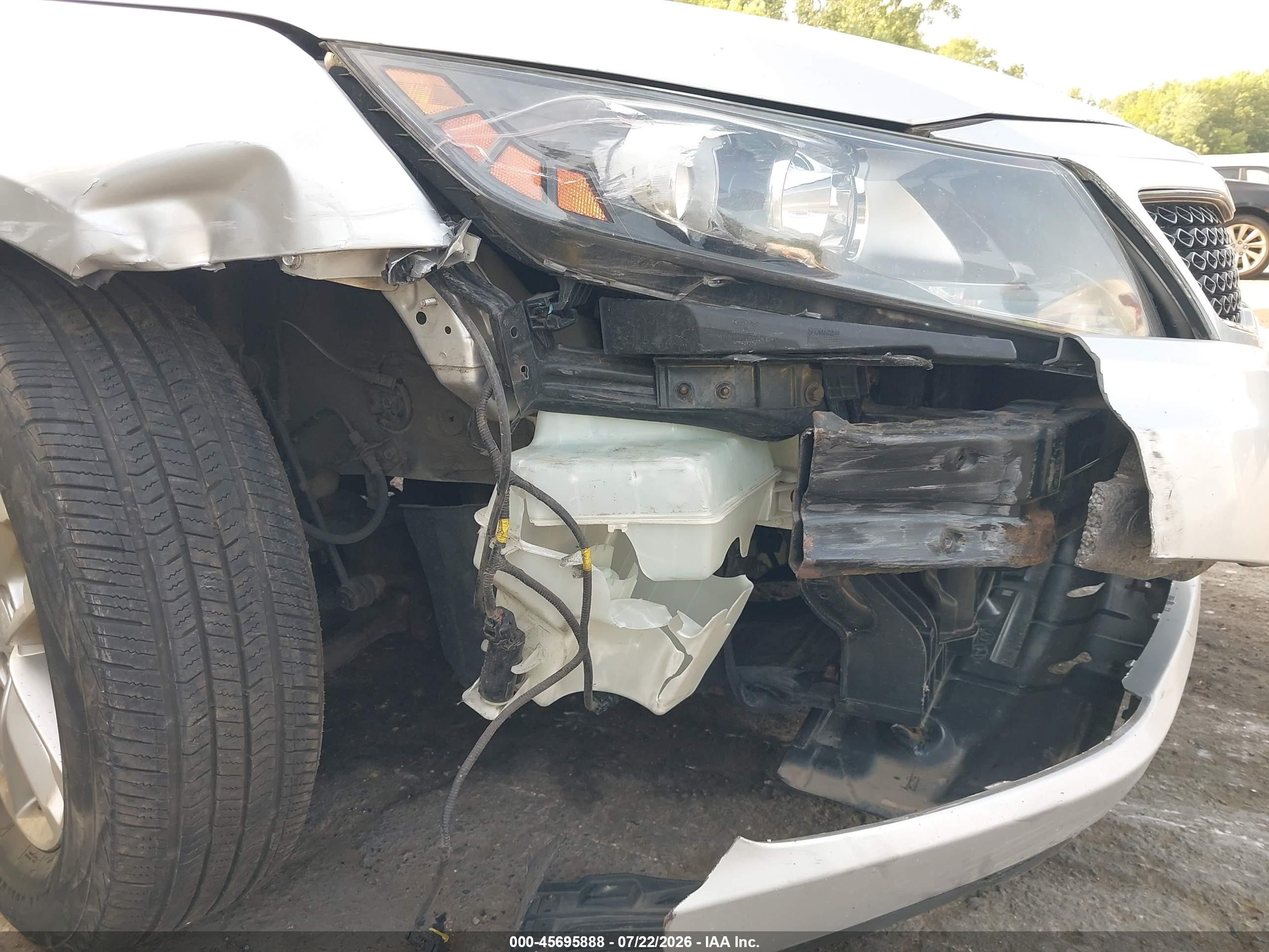 2013 Kia Optima Lx Серебряный vin: KNAGM4A73D5353635