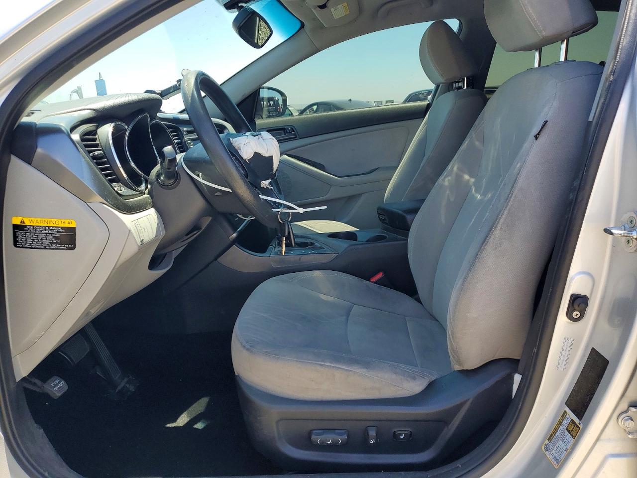 2013 Kia Optima Lx Silver vin: KNAGM4A73D5430987