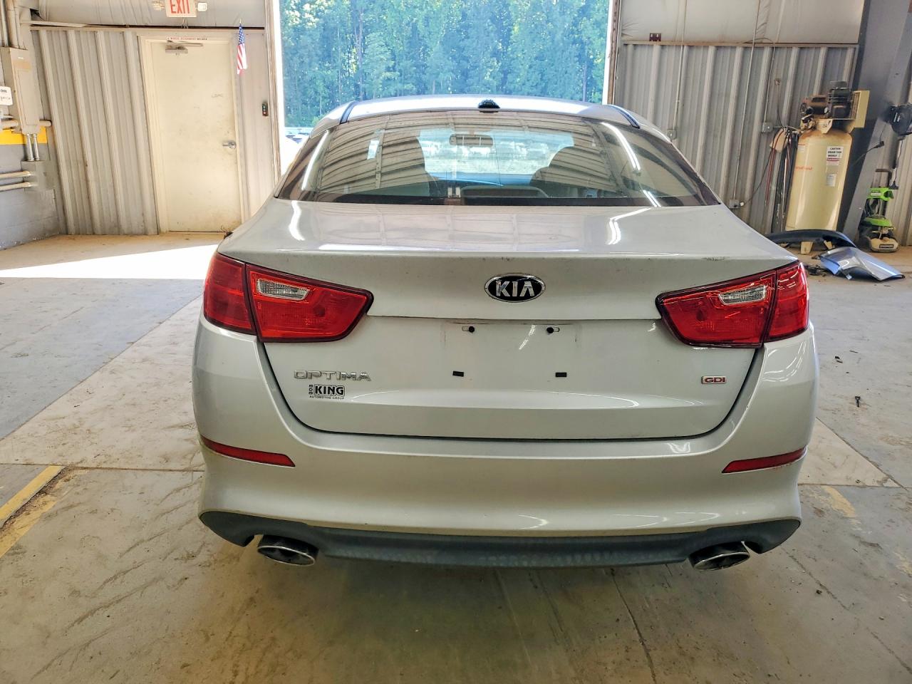 2014 Kia Optima Gray vin: KNAGM4A73E5472495