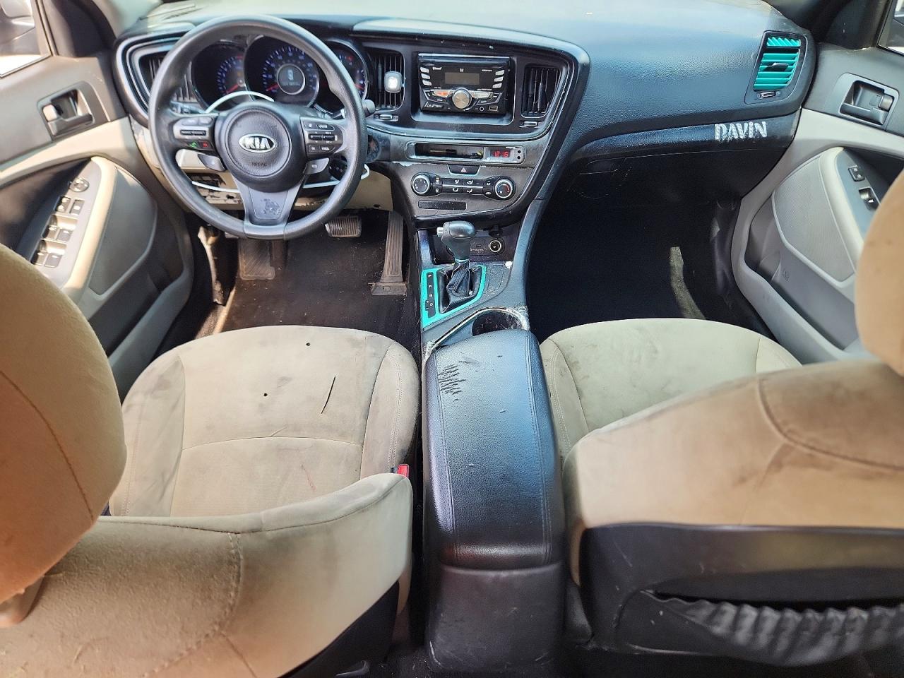 2015 Kia Optima Lx Silver vin: KNAGM4A73F5545589
