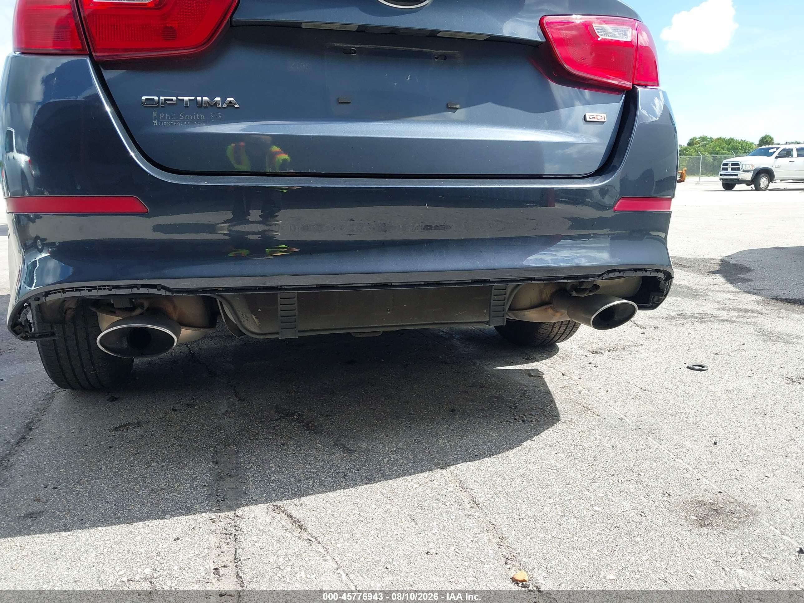 2015 Kia Optima Lx Gray vin: KNAGM4A73F5558696