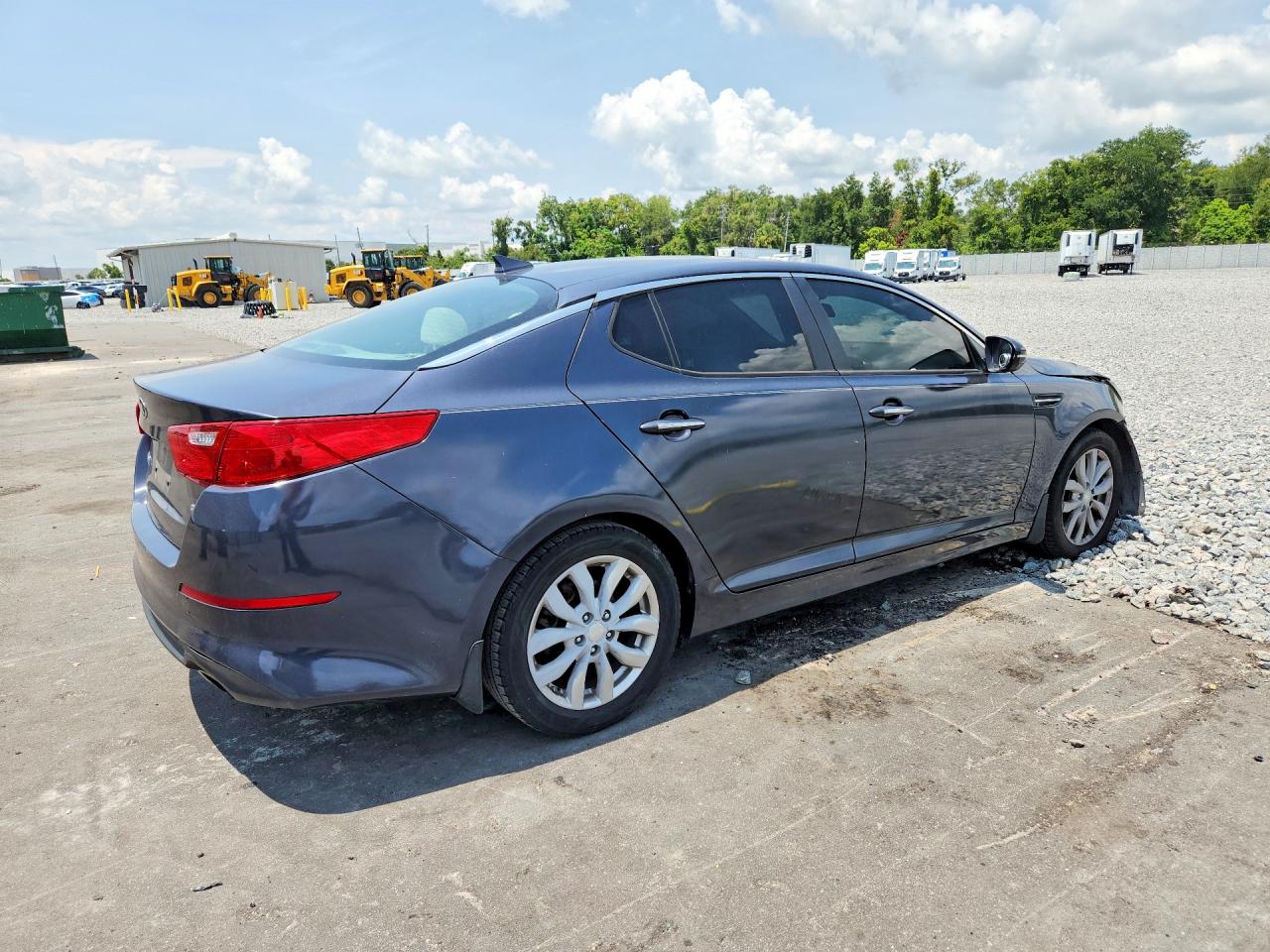 2015 Kia Optima Lx Gray vin: KNAGM4A73F5559069