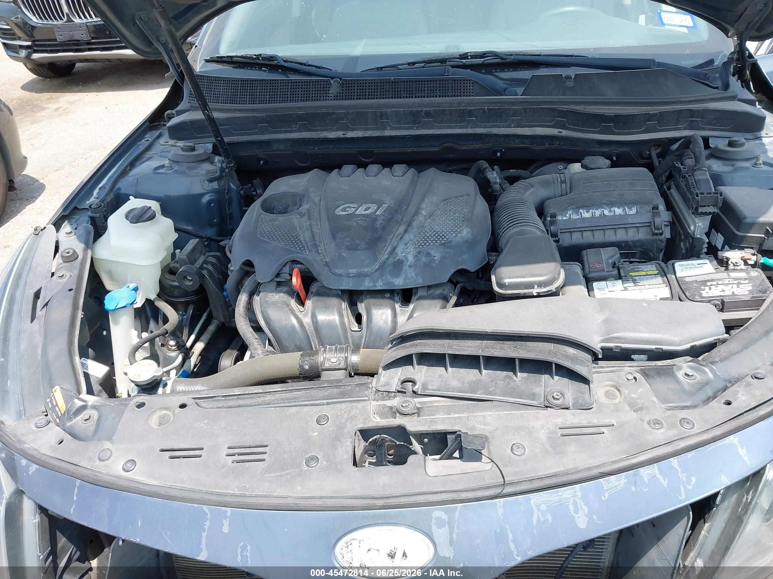 2015 Kia Optima Lx Серый vin: KNAGM4A73F5560979