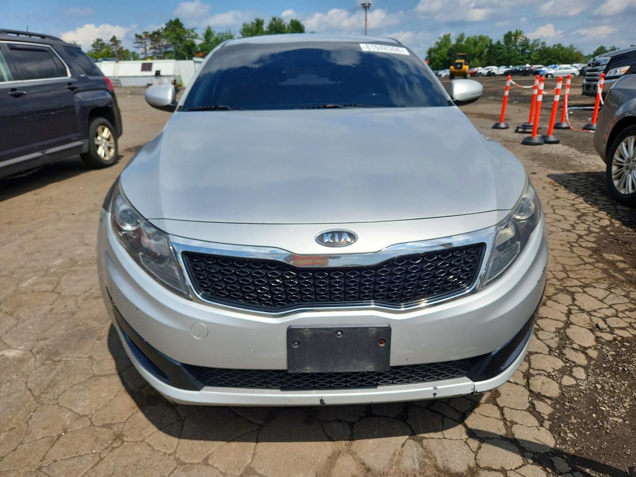 2011 Kia Optima Lx Silver vin: KNAGM4A74B5065152