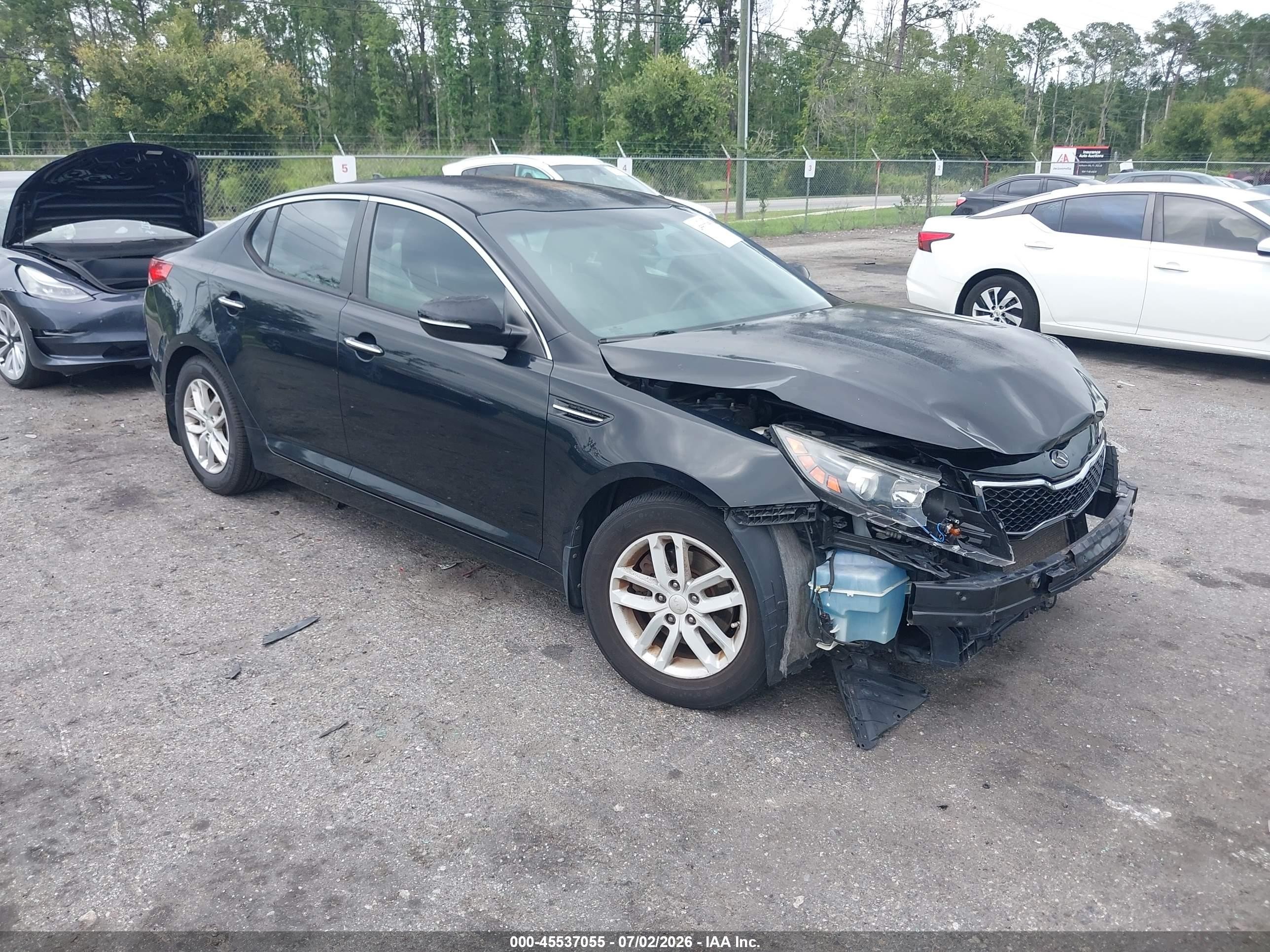 2012 Kia Optima Lx Black vin: KNAGM4A74C5274070