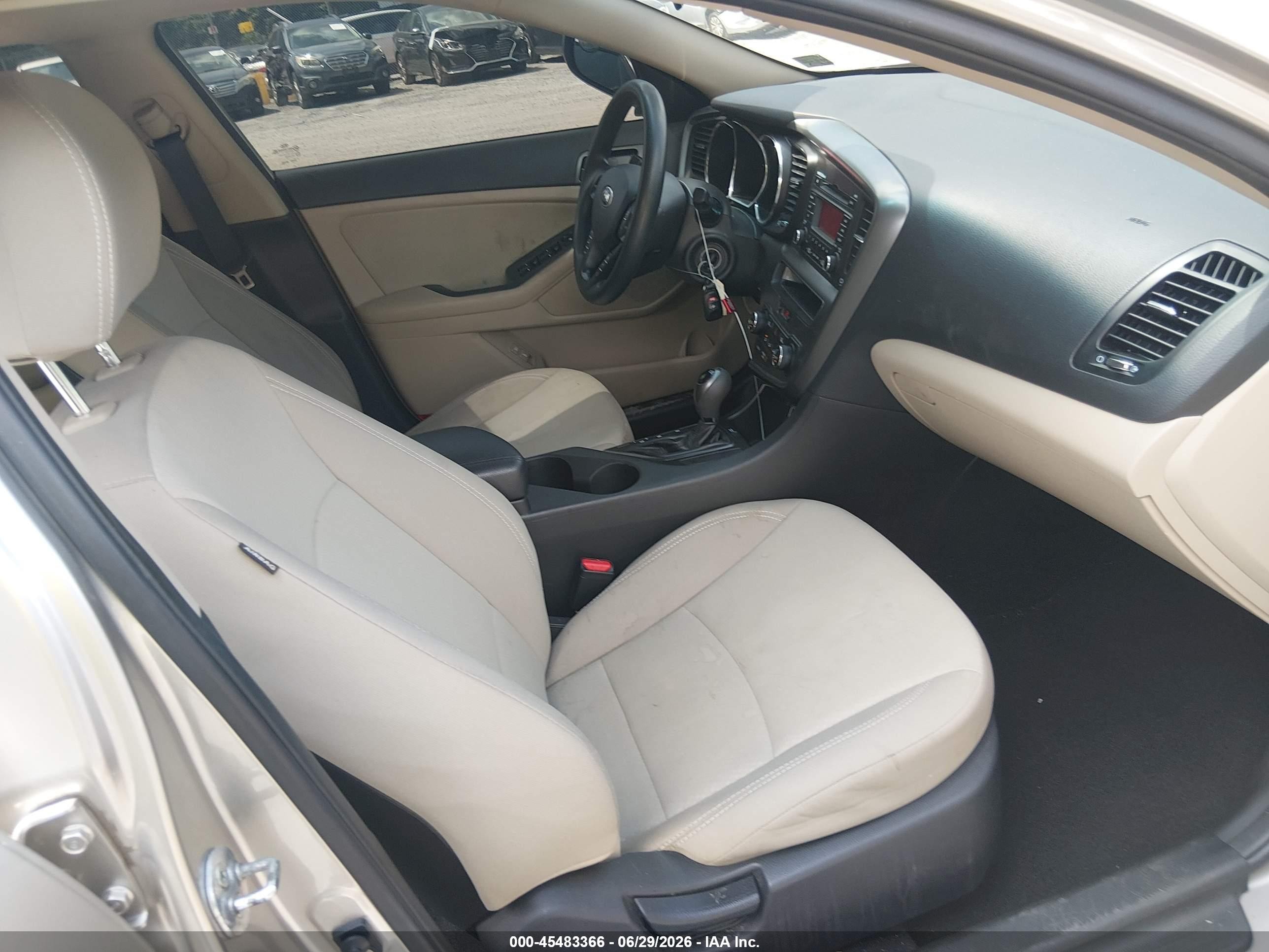 2013 Kia Optima Lx Silver vin: KNAGM4A74D5372887