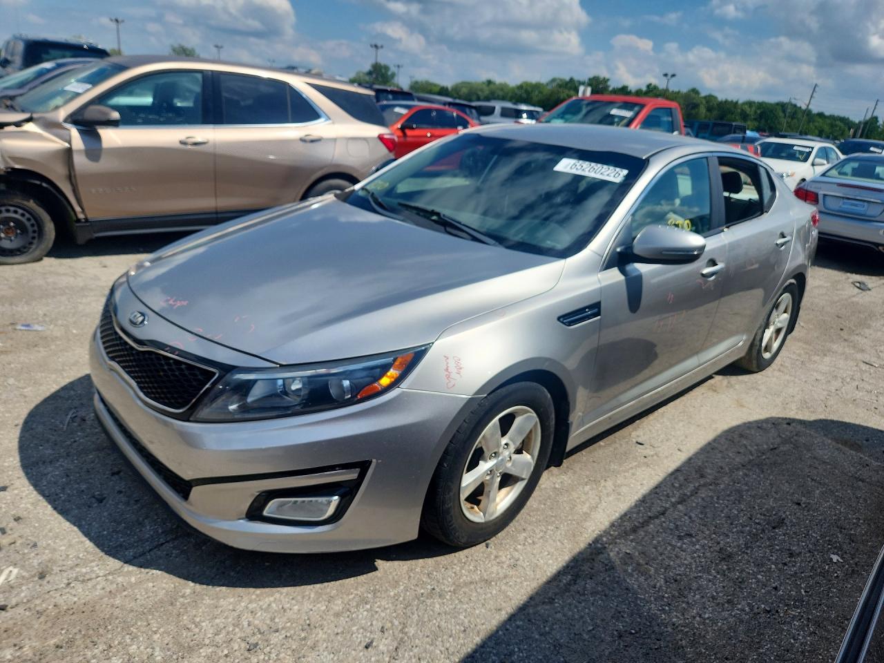 2014 Kia Optima Lx Gold vin: KNAGM4A74E5476491