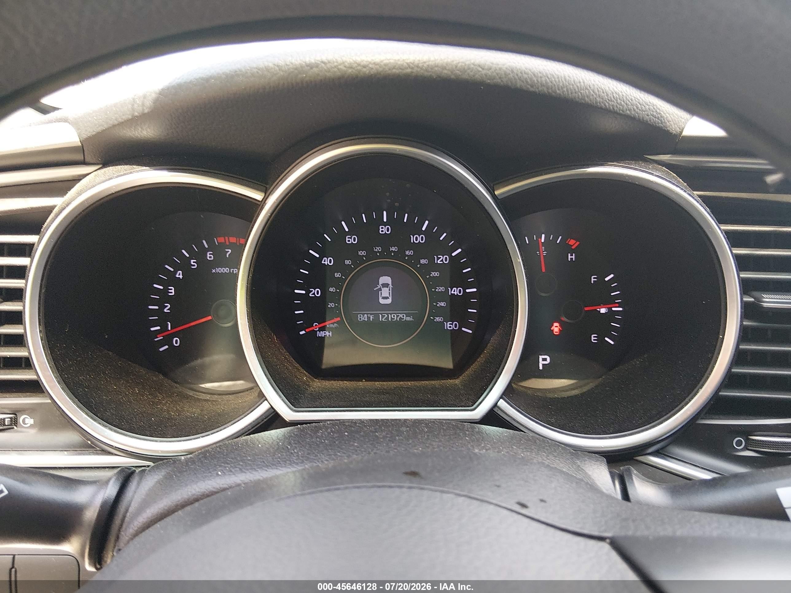 2015 Kia Optima Lx White vin: KNAGM4A74F5538621