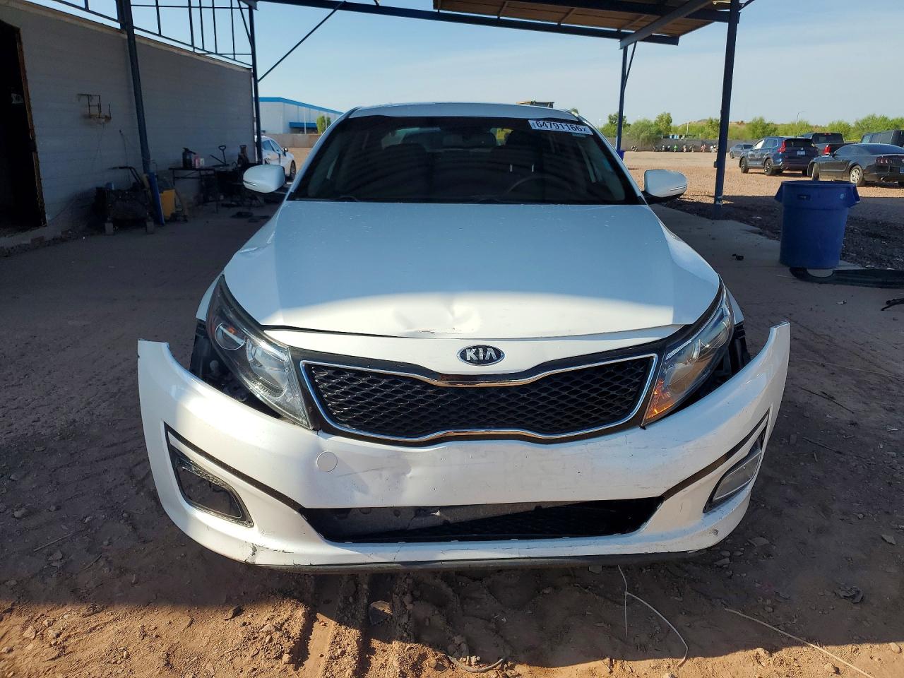 2015 Kia Optima Lx Белый vin: KNAGM4A74F5539784